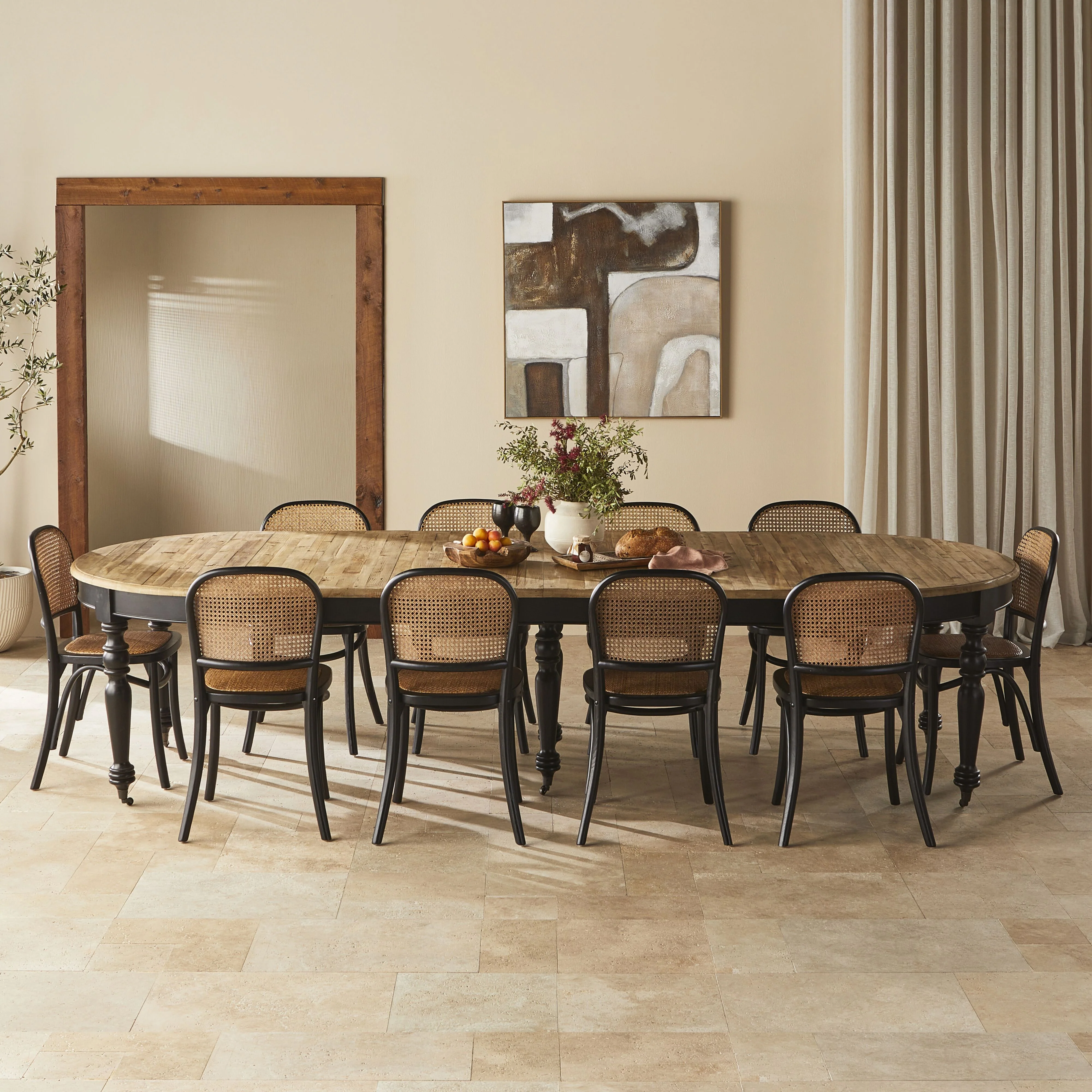 Annalise Extension Dining Table Black - Image 8