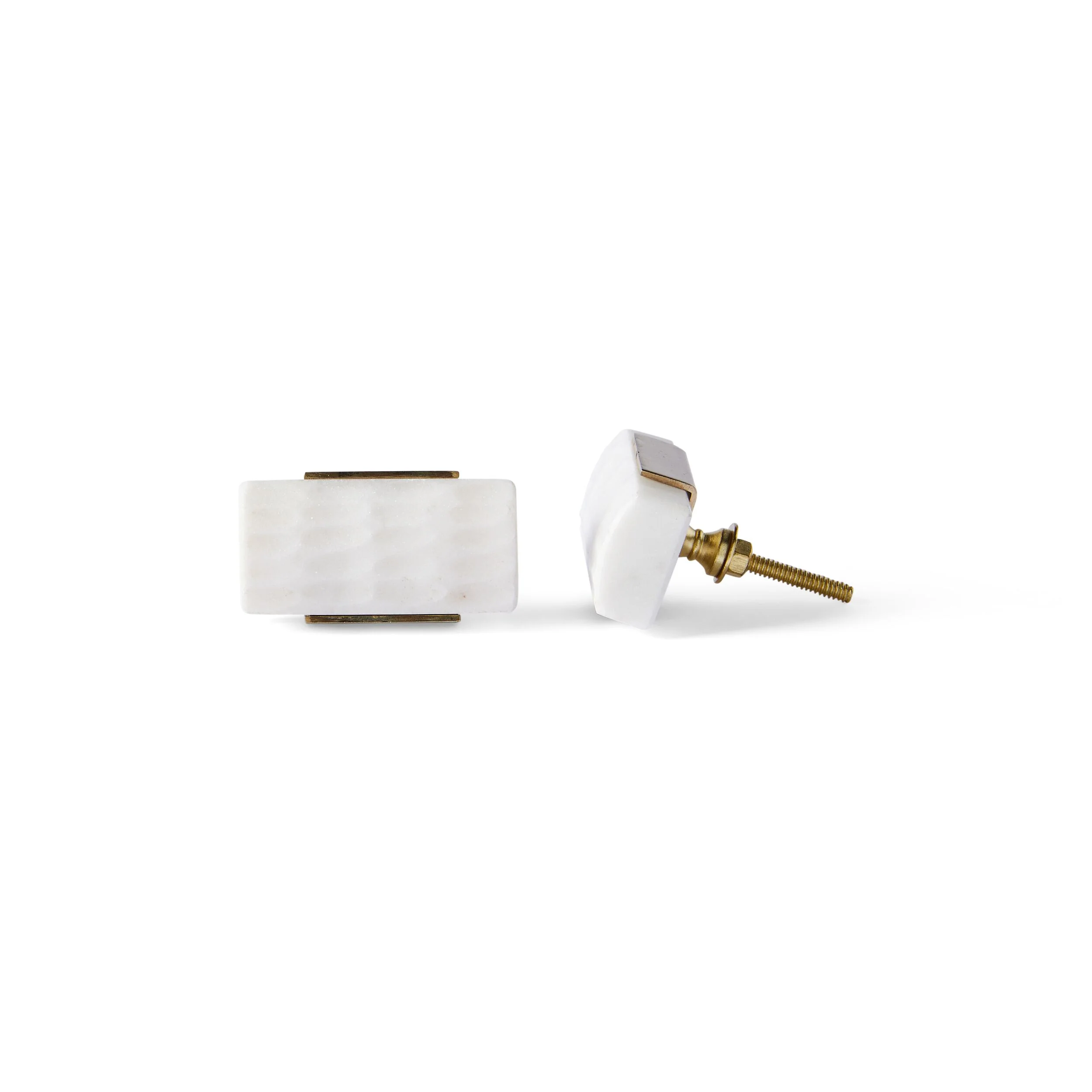 Ara Pressed Rectangle Knob with Trim 5.8cm - Image 2