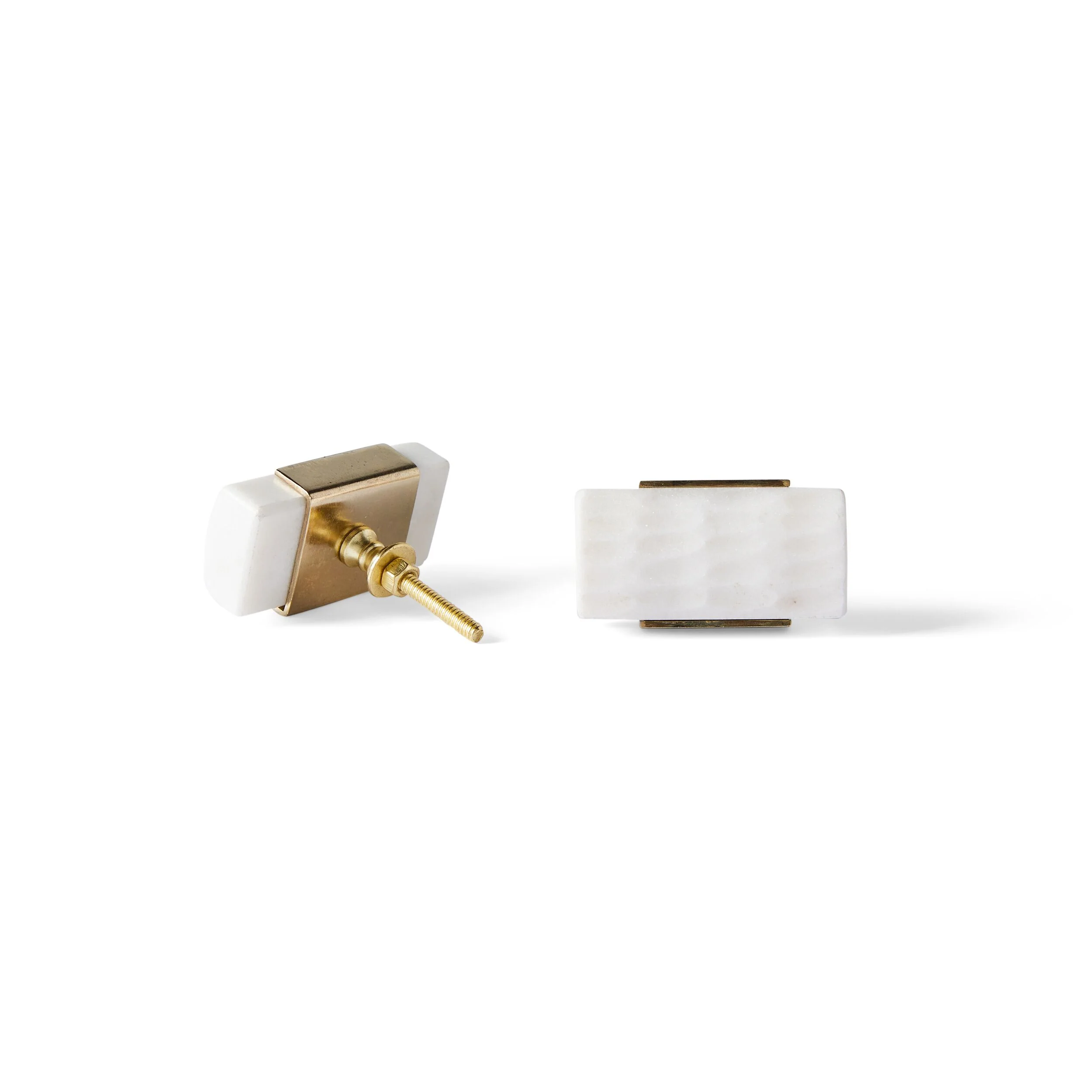Ara Pressed Rectangle Knob with Trim 5.8cm - Image 3