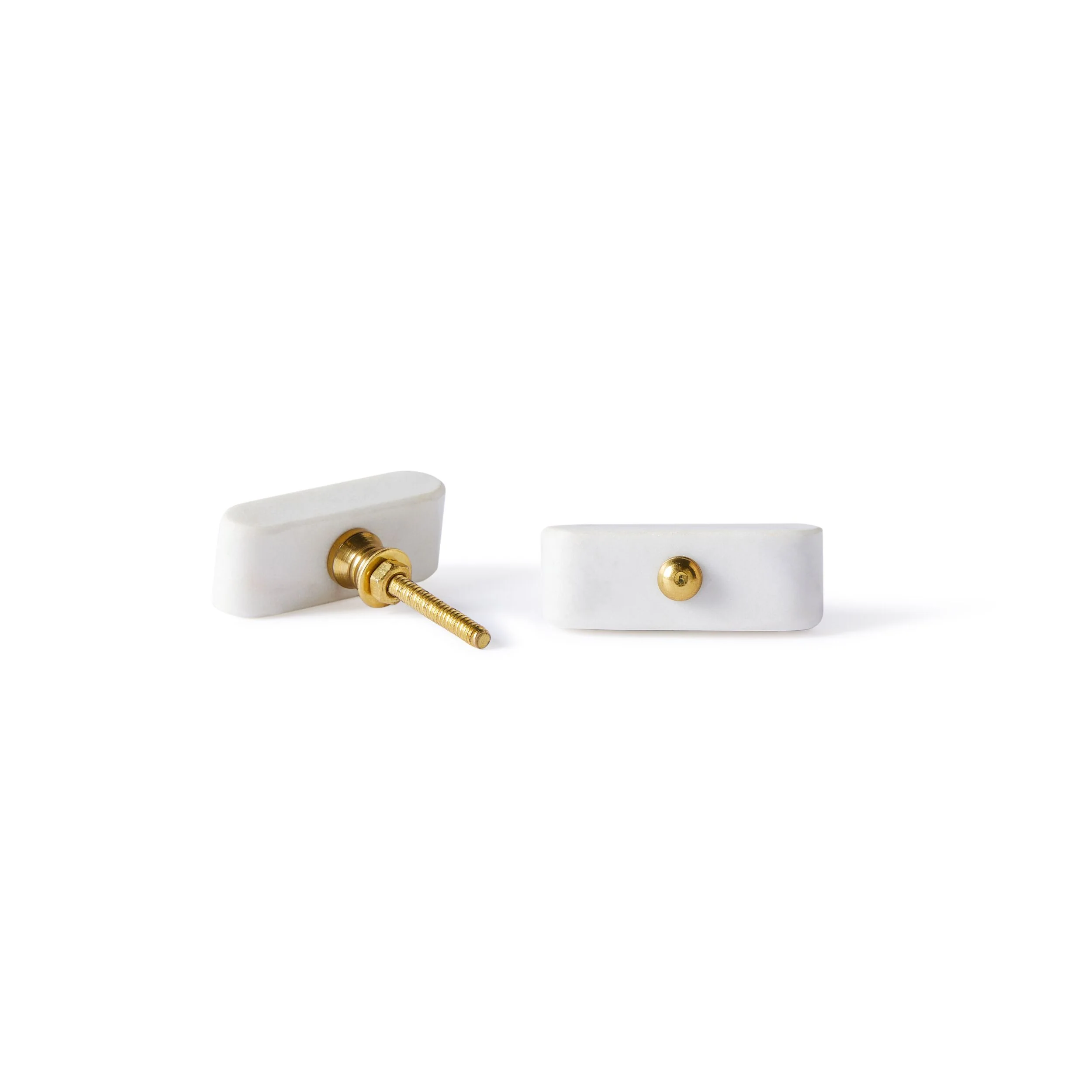 Ara White Pin Detail Knob 5.5cm - Image 3