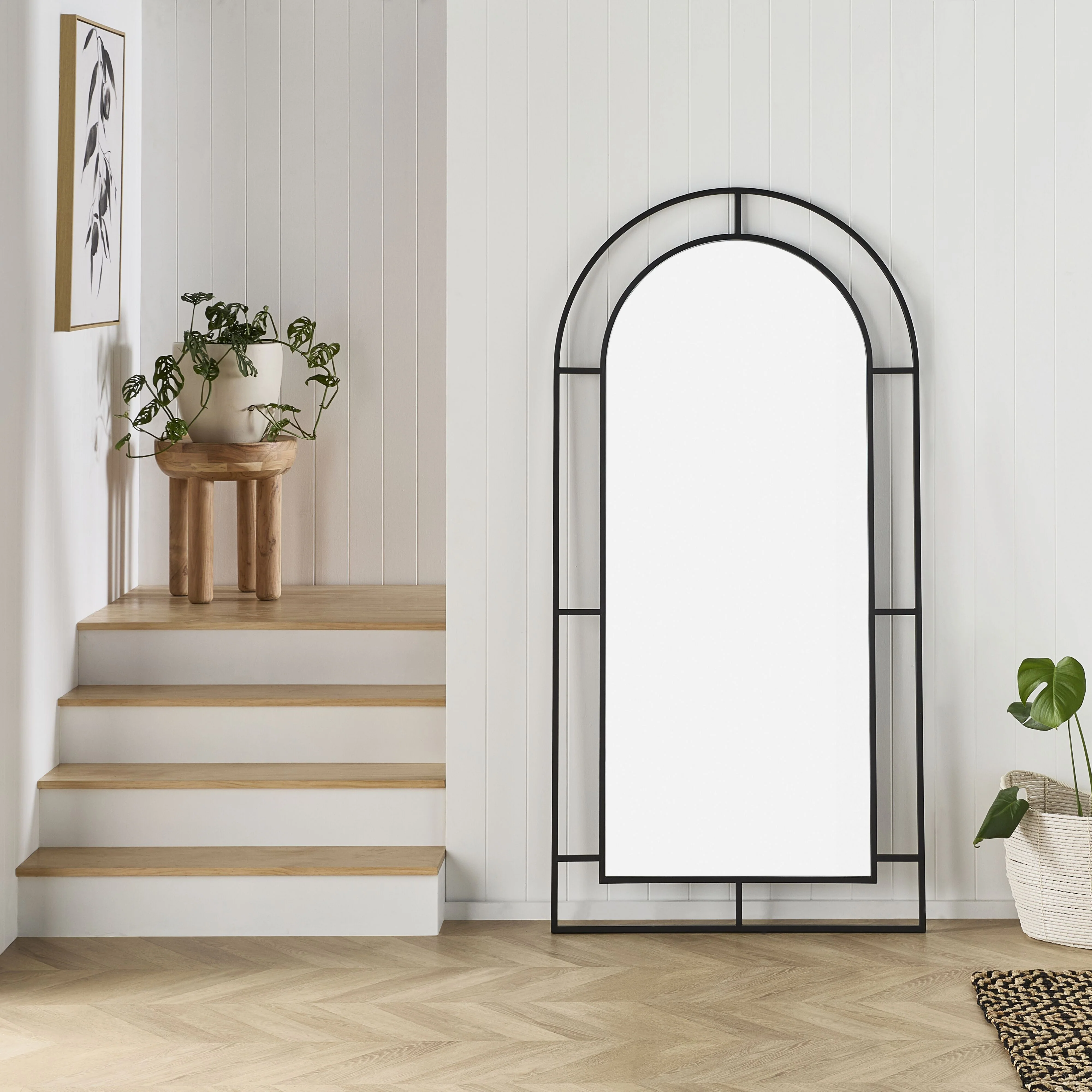 Archibald Arched Floor Mirror 90x180cm - Image 5