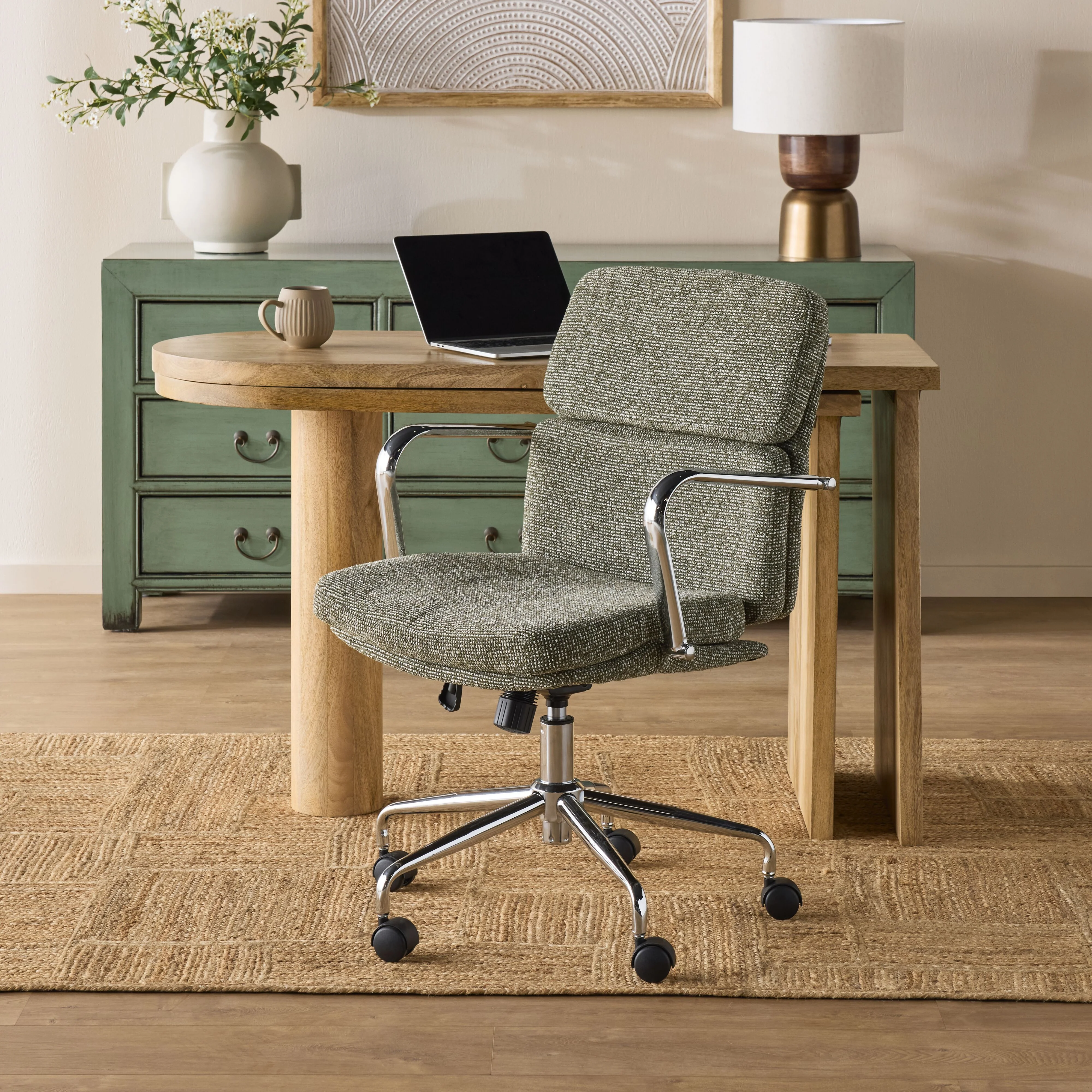 Archie Desk Chair Green - Image 6