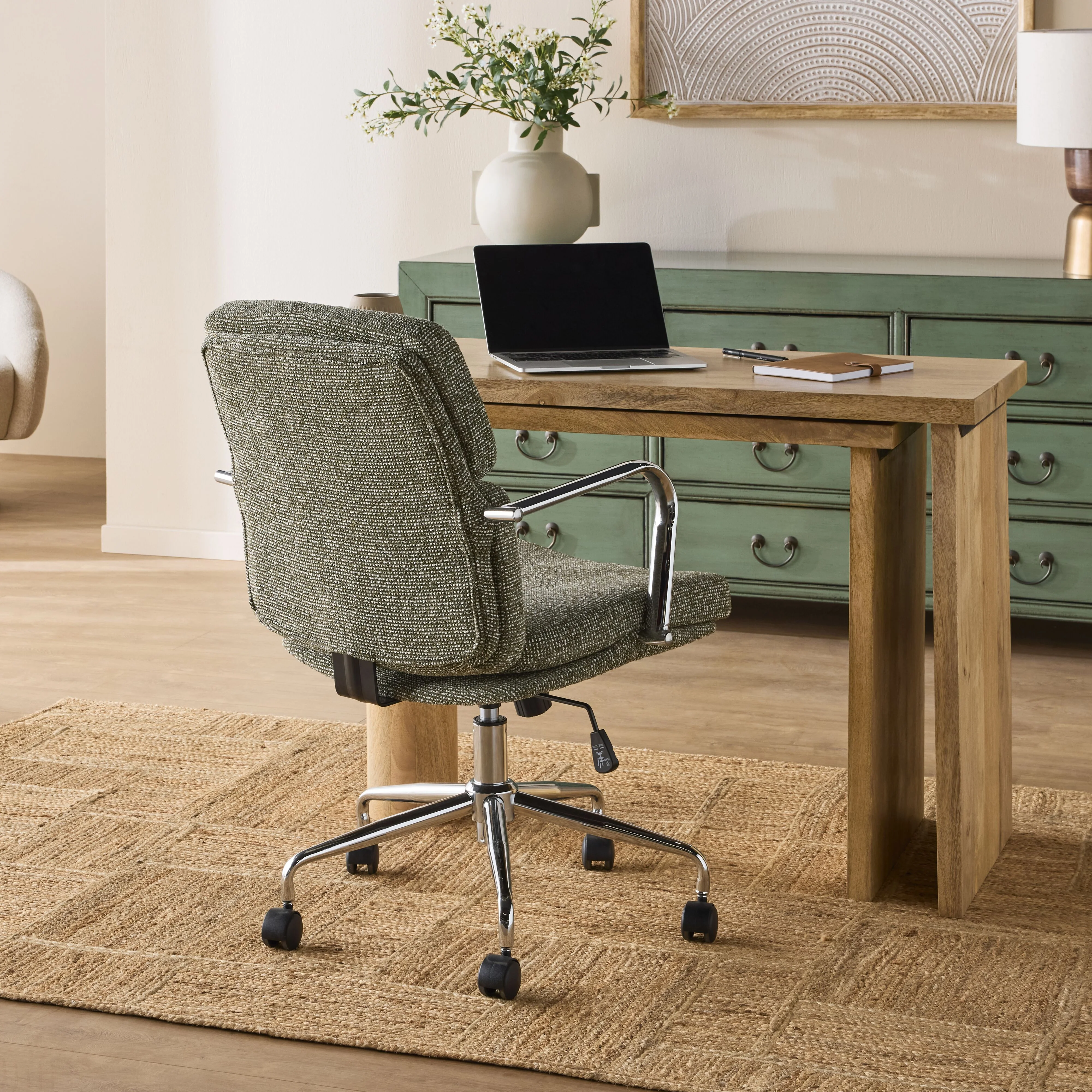 Archie Desk Chair Green - Image 7