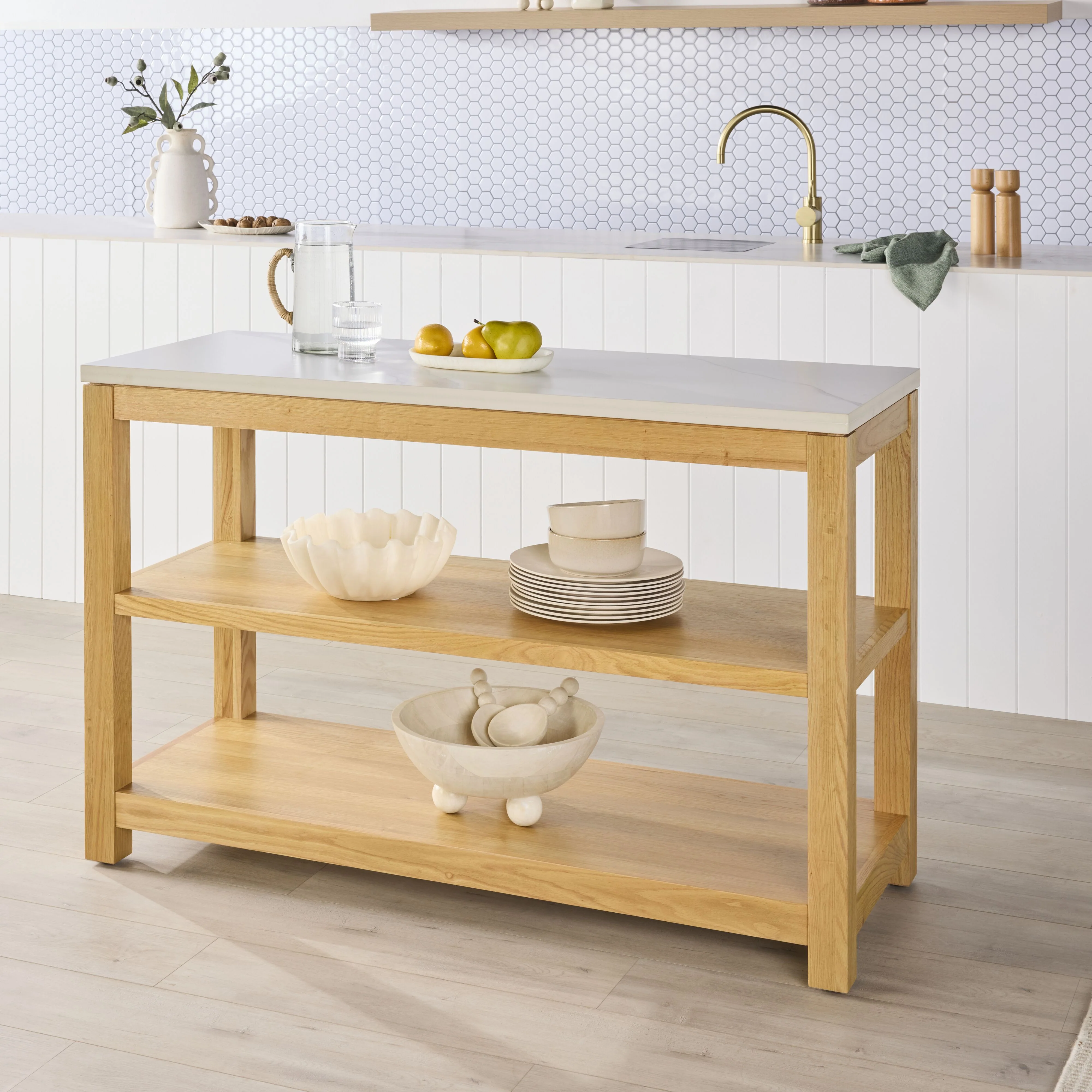 Arden Kitchen Island Bench 130cm - Image 6