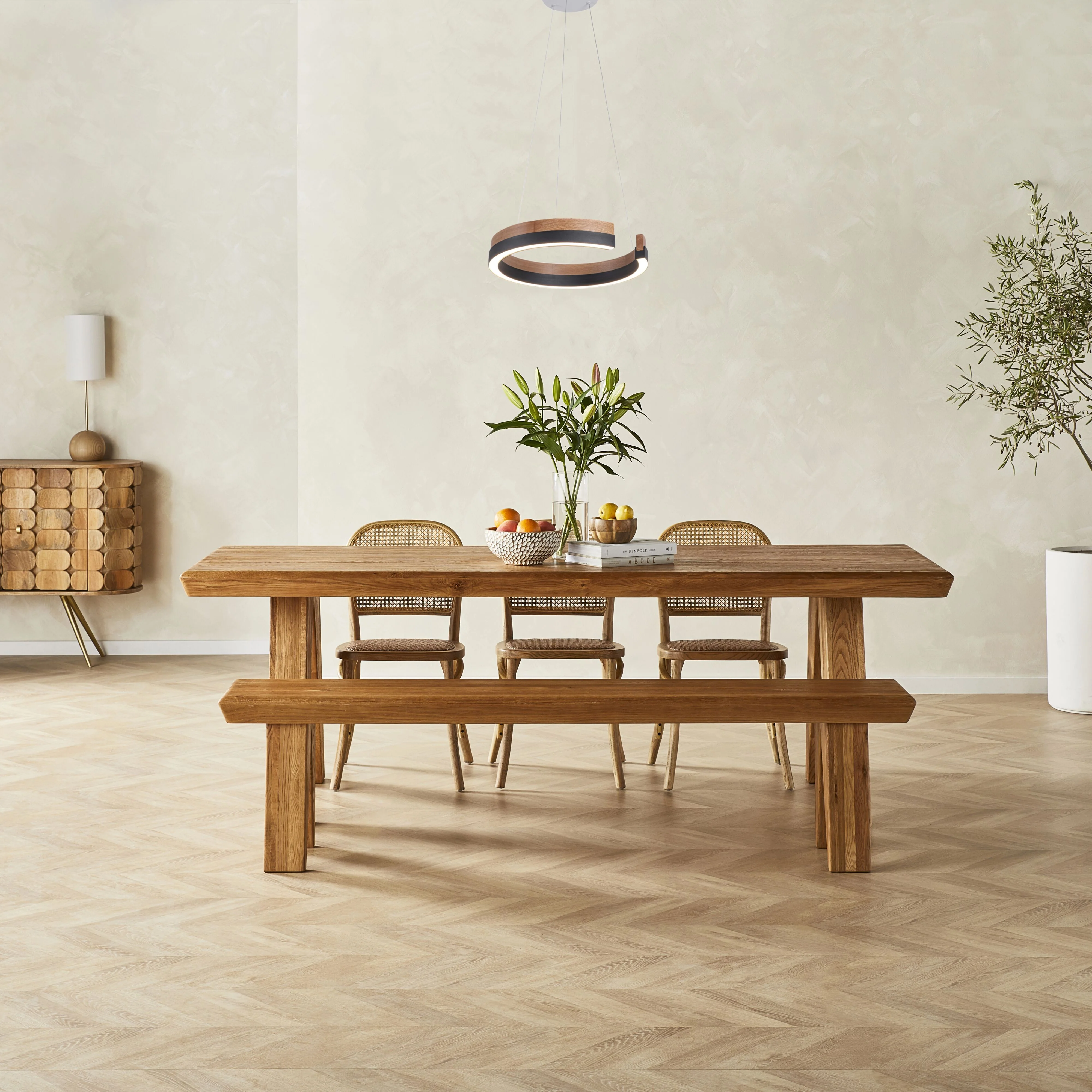 Ari Wooden Pendant 45cm - Image 6