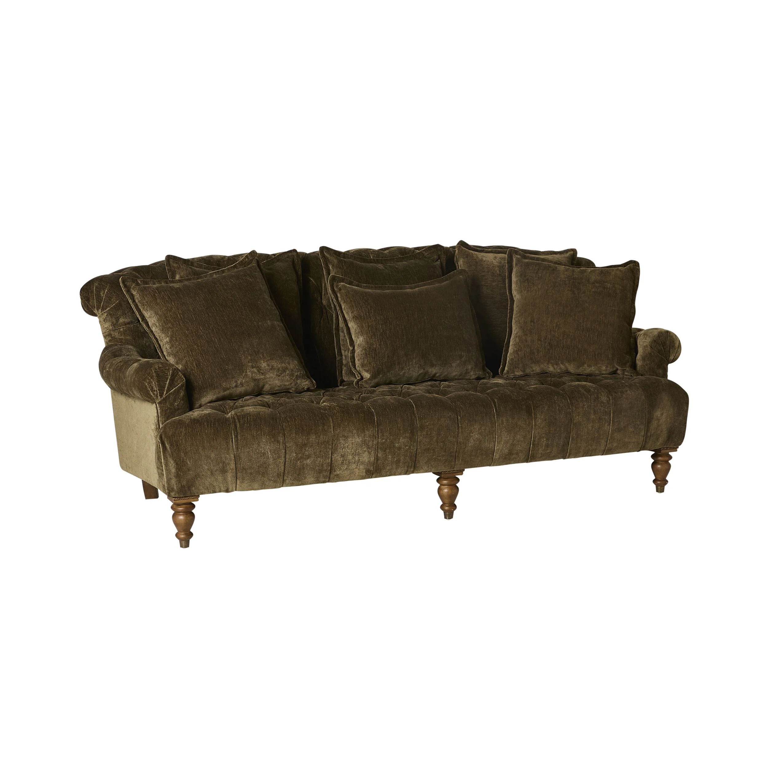 Ariane 3 Seater Sofa Khaki Green - Image 2