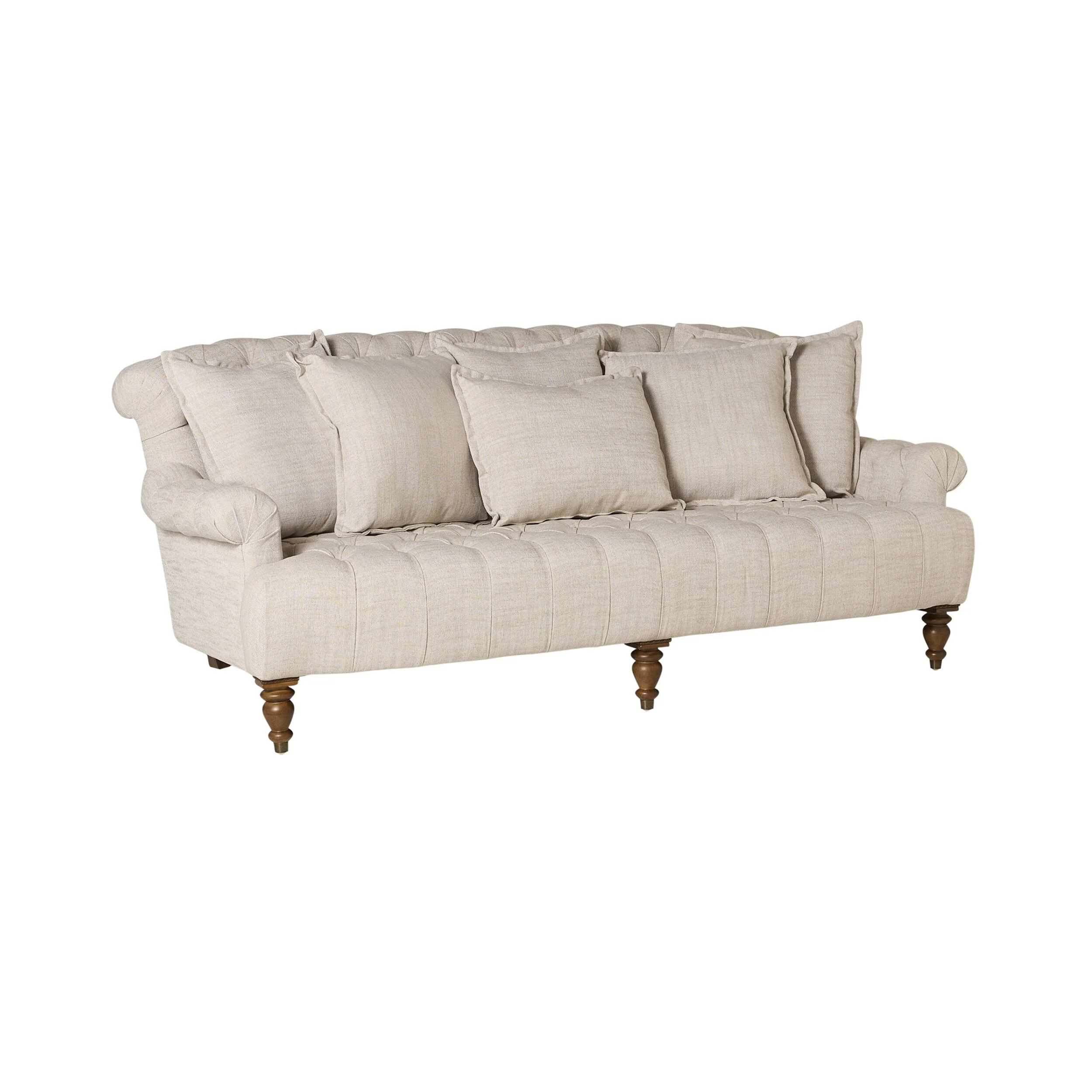 Ariane 3 Seater Sofa Natural Linen - Image 2