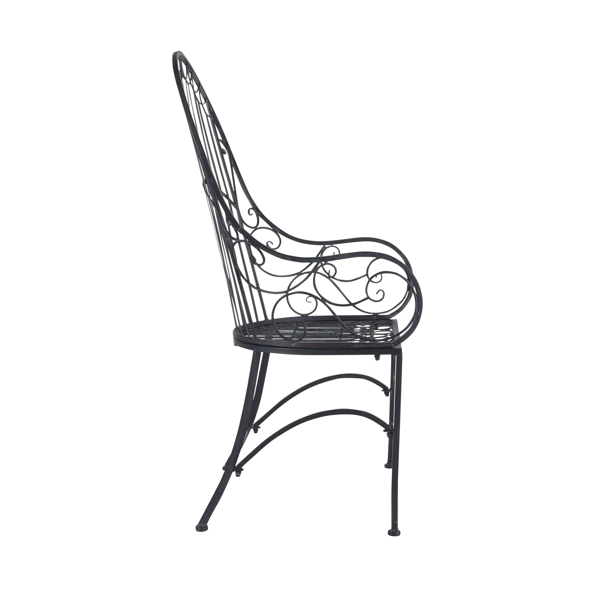Arles Garden Chair Black - Image 3