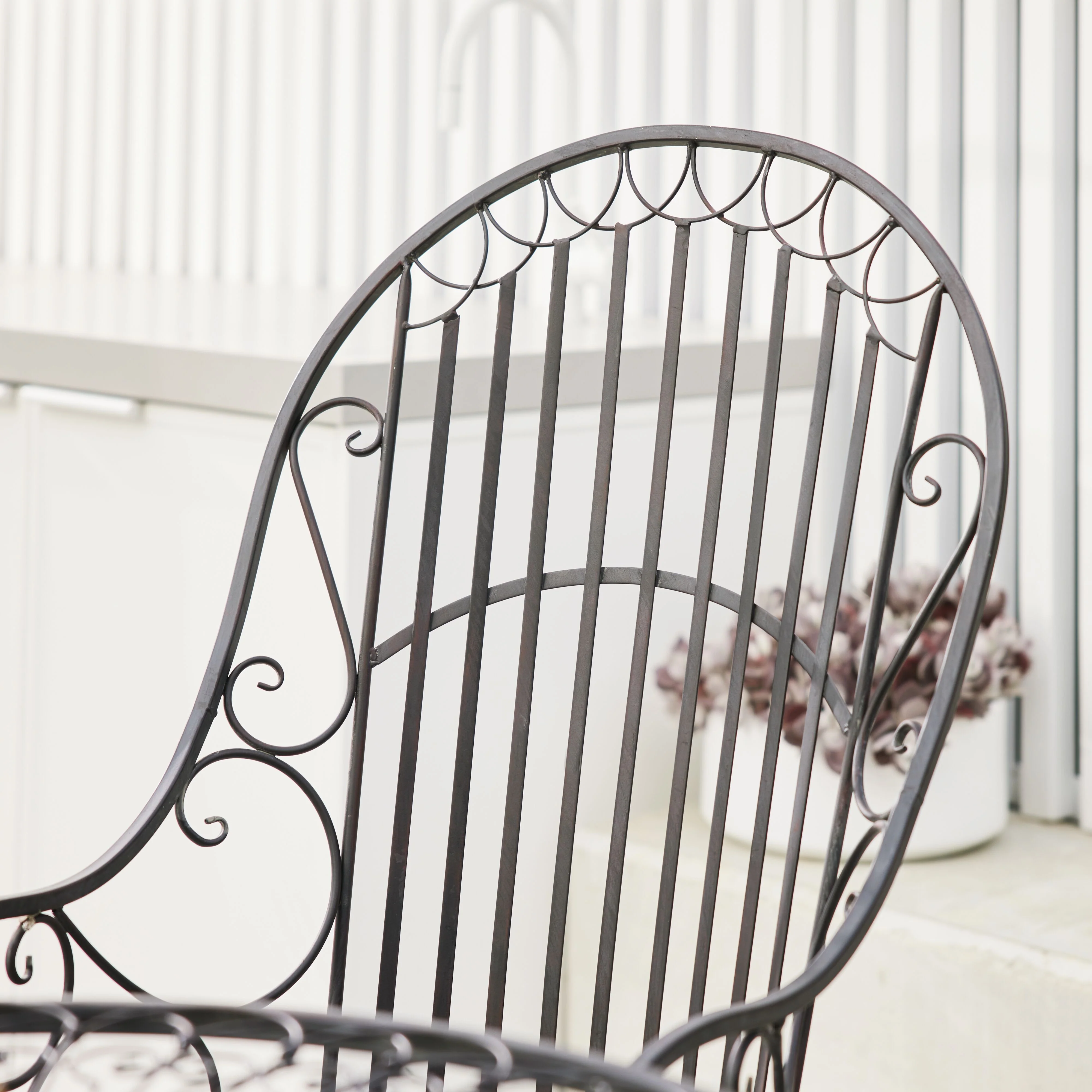 Arles Garden Chair Black - Image 9