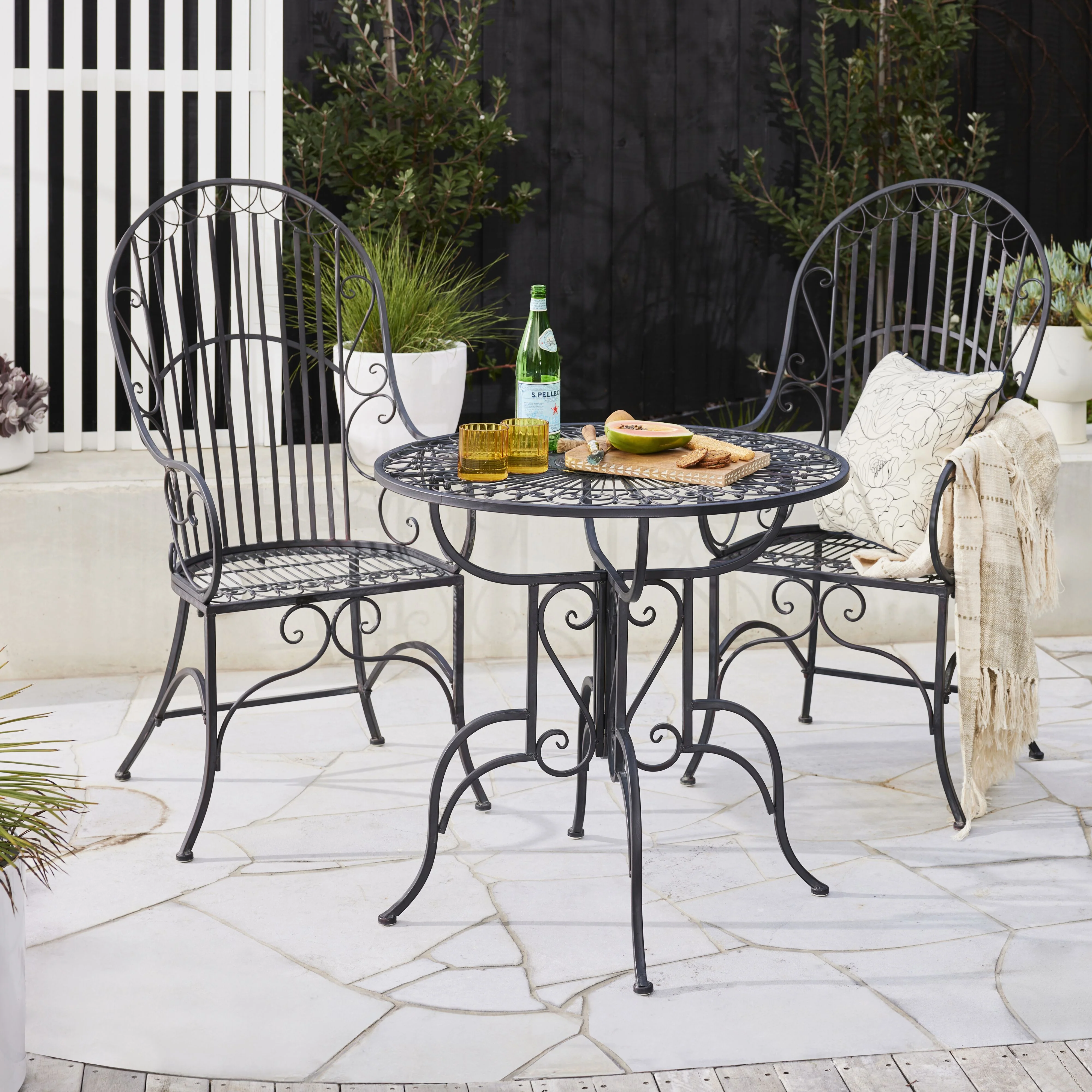 Arles Garden Table Black - Image 4