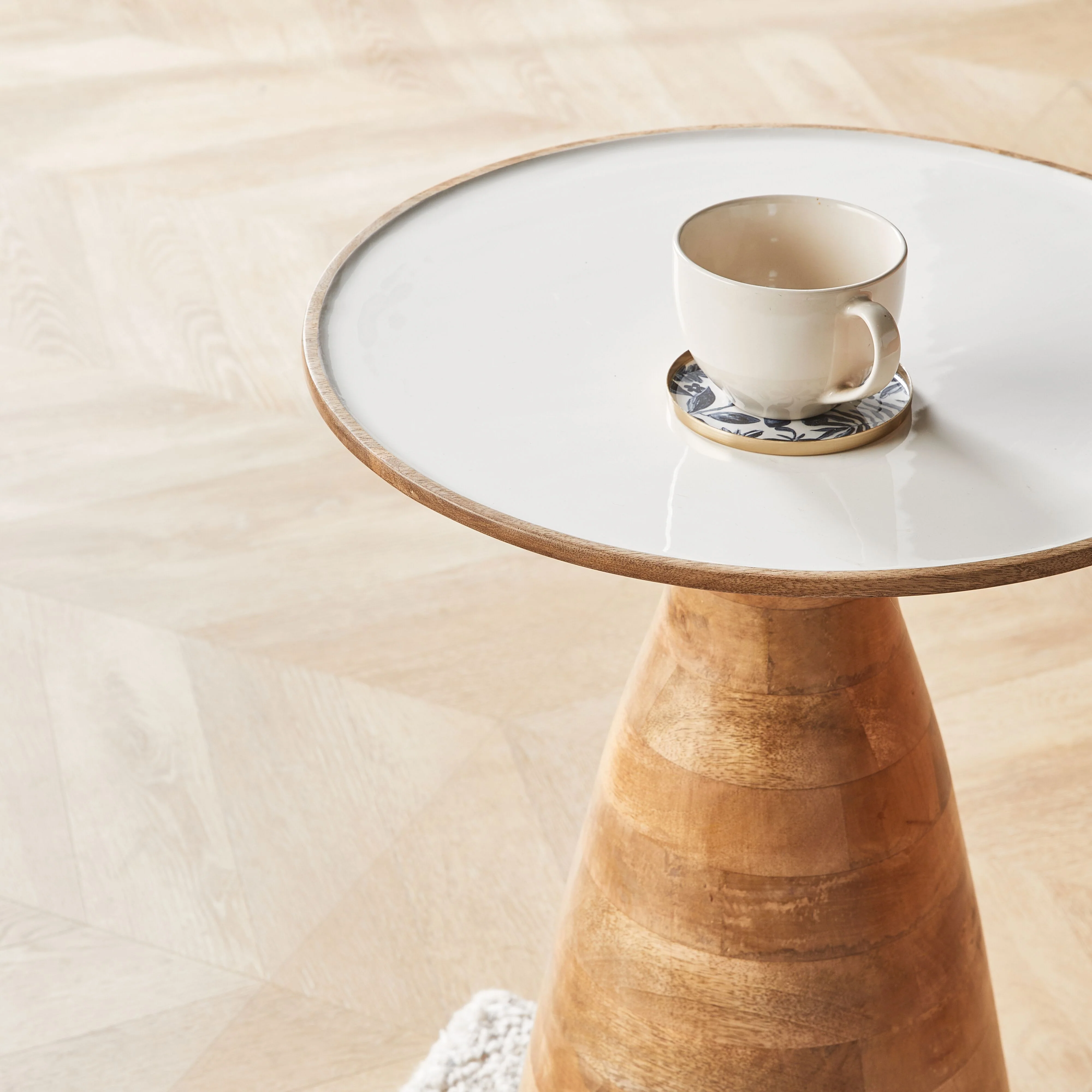 Arlo Wooden Side Table 43x43x53.5cm - Image 4