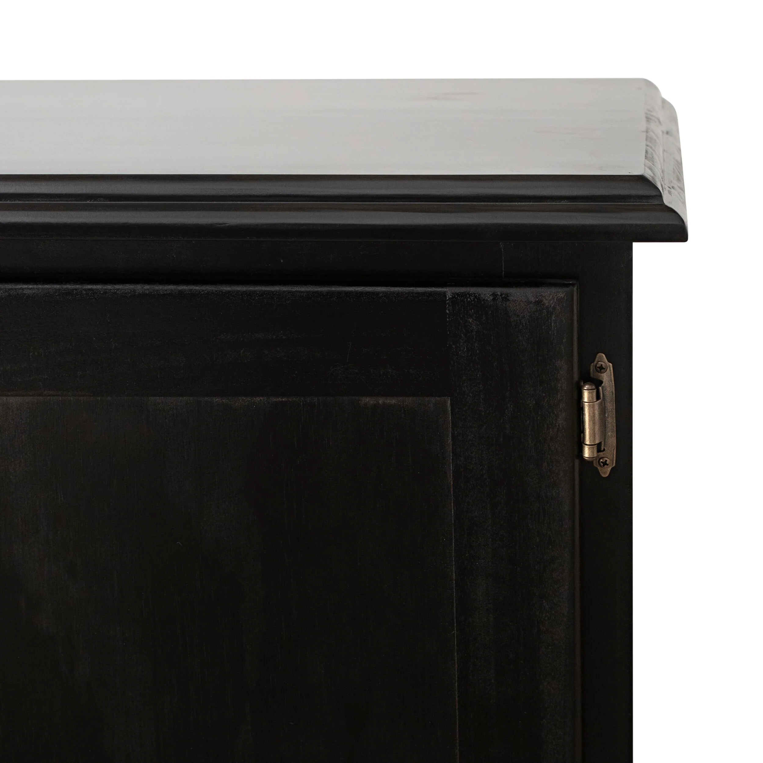 Armand 4 Door Book Cabinet 240 x 83cm Black - Image 6