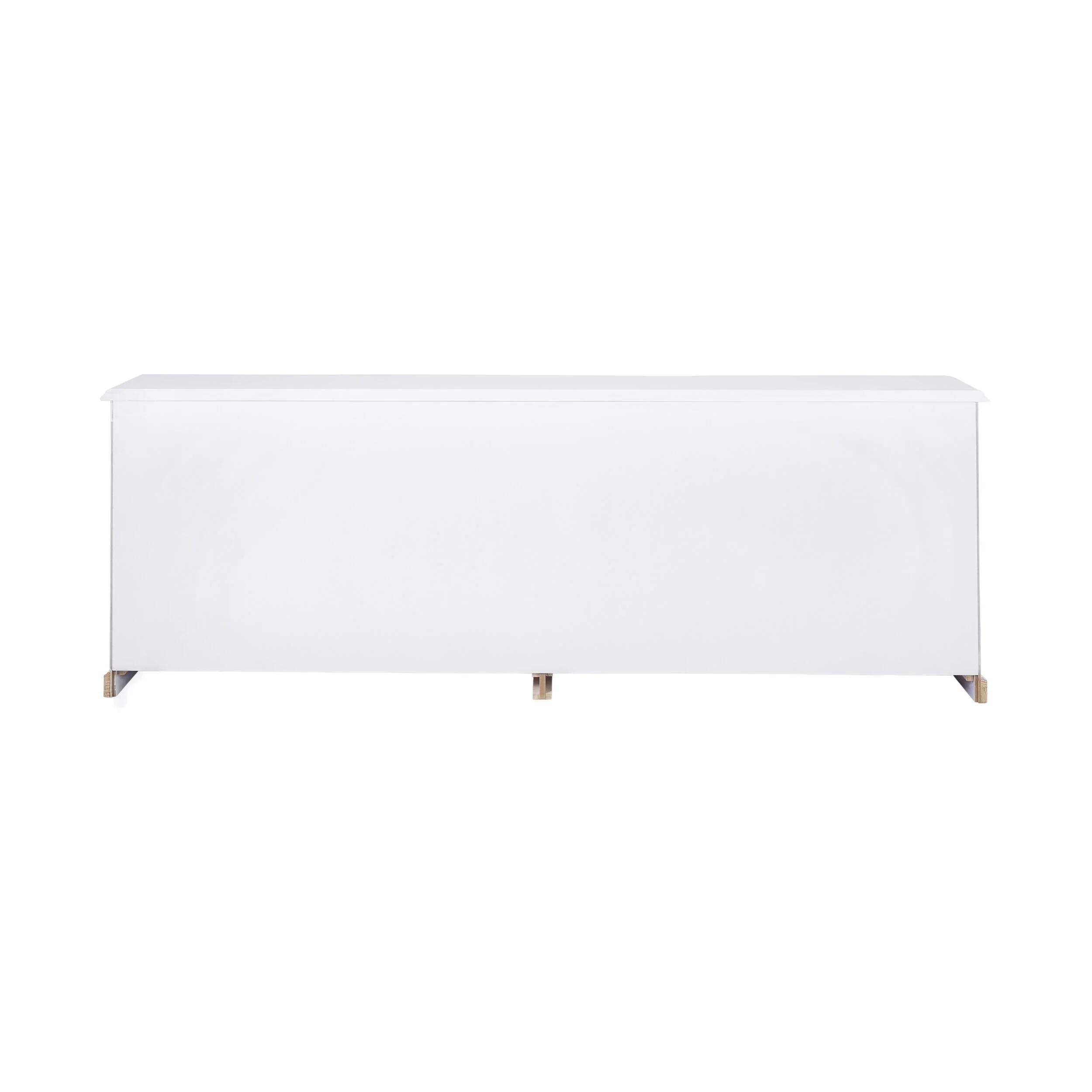 Armand 4 Door Book Cabinet 240 x 83cm White - Image 5