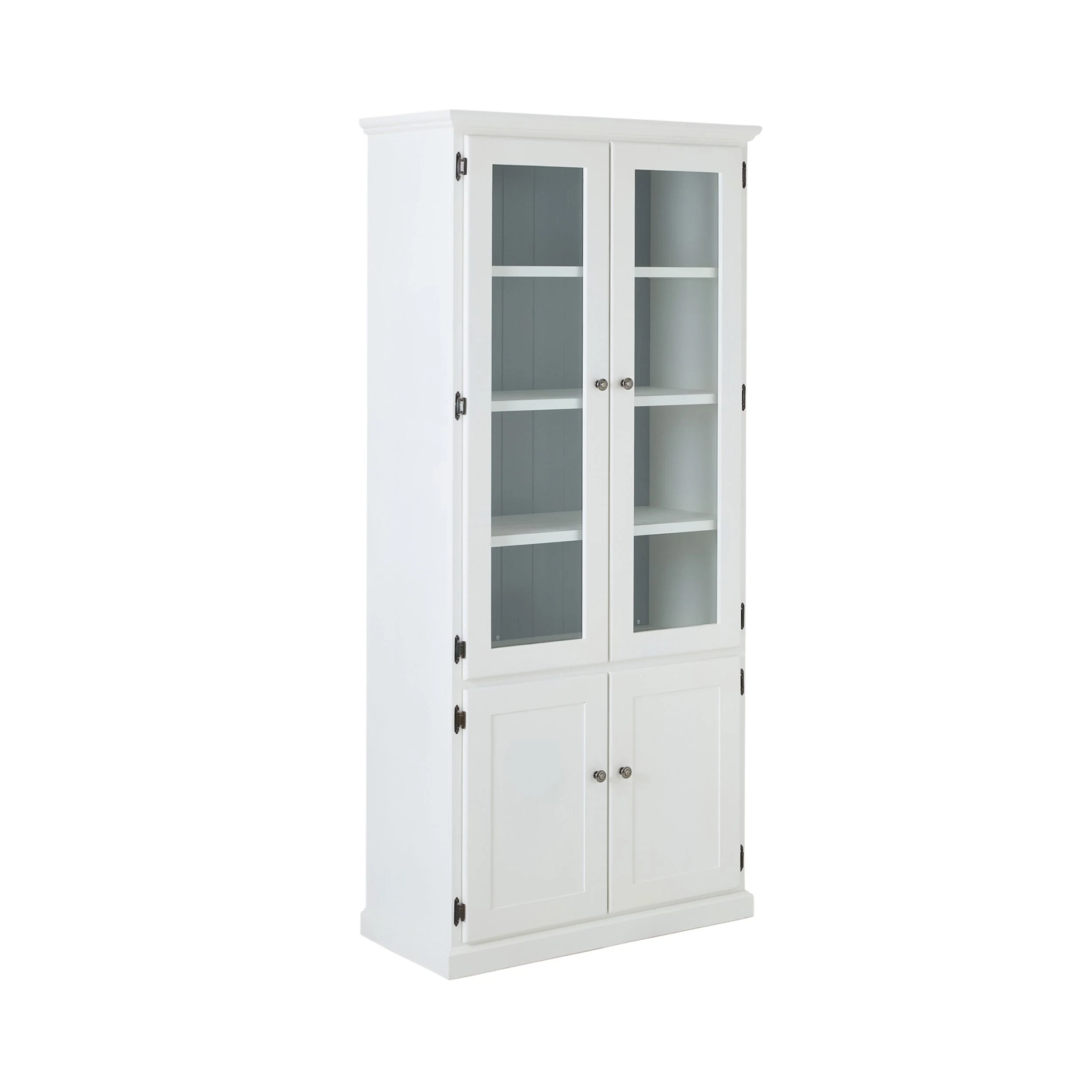 Armand 4 Door Display Cabinet 94.6 x 206cm White - Image 2