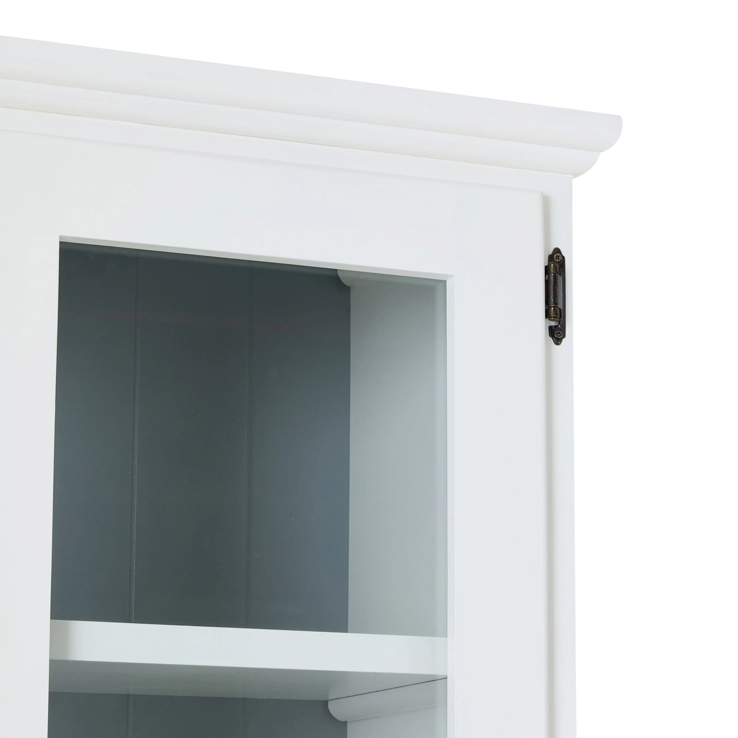Armand 4 Door Display Cabinet 94.6 x 206cm White - Image 7