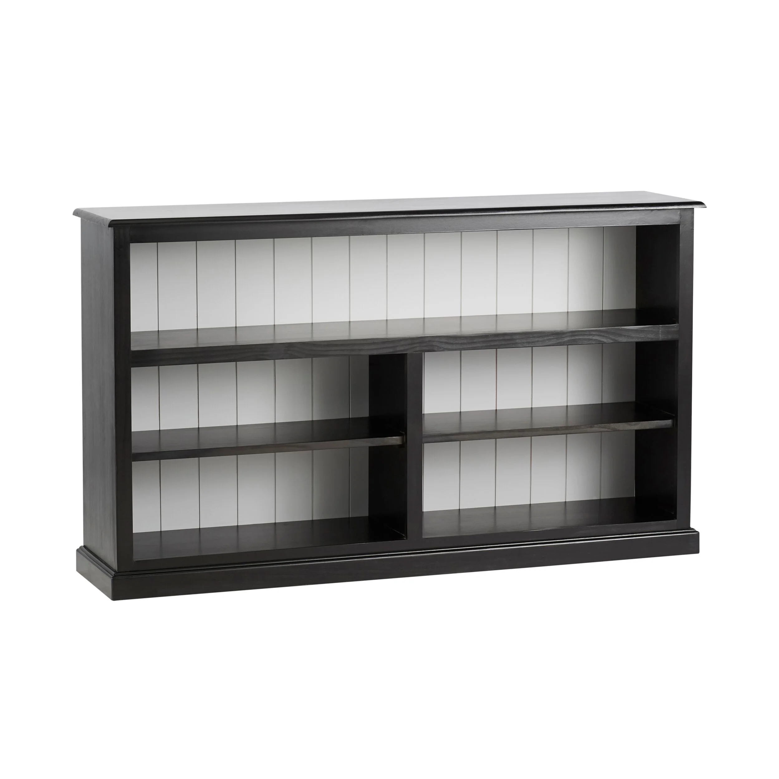 Armand Lowline Bookcase 90 x 155cm Black - Image 2