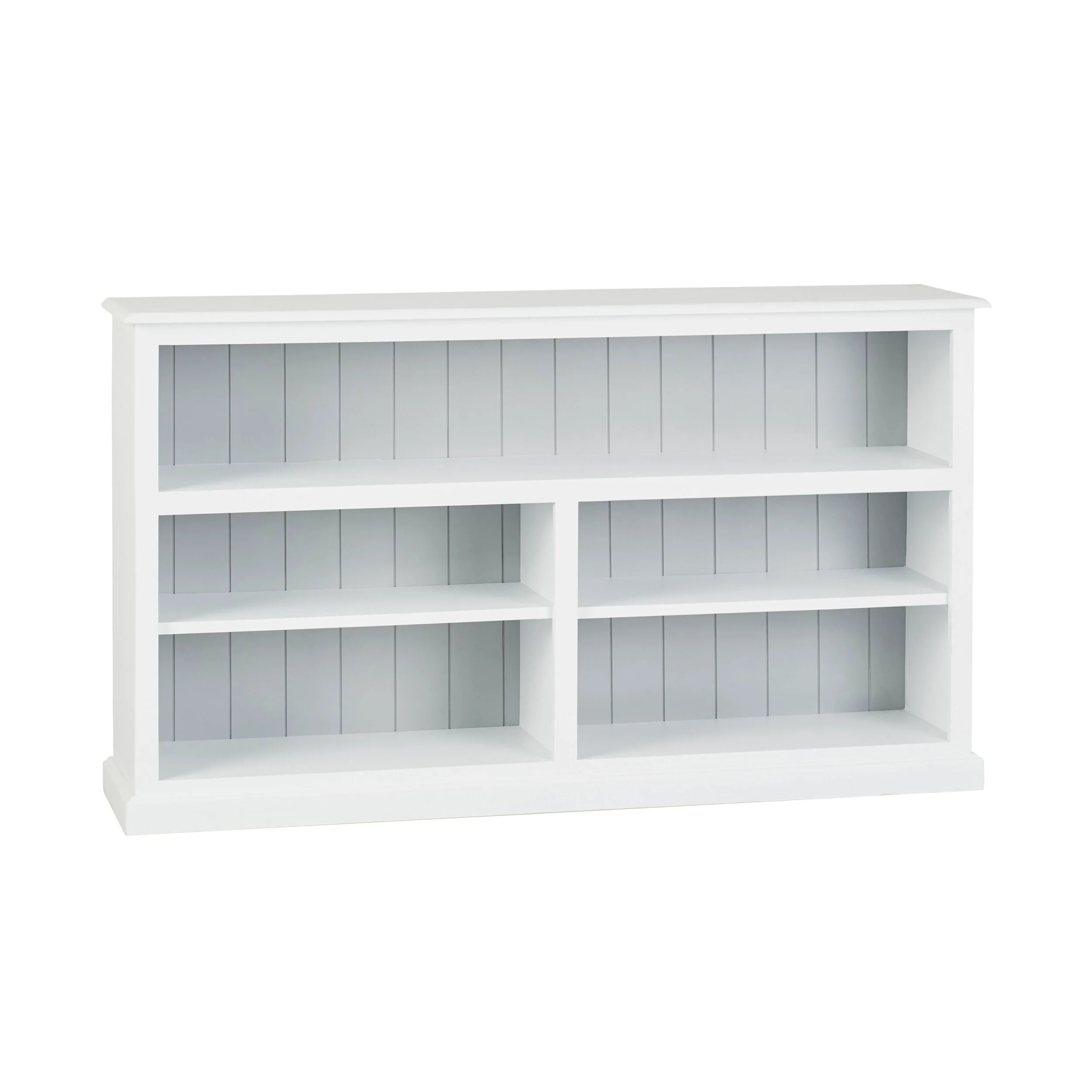 Armand Lowline Bookcase 90 x 155cm White - Image 2
