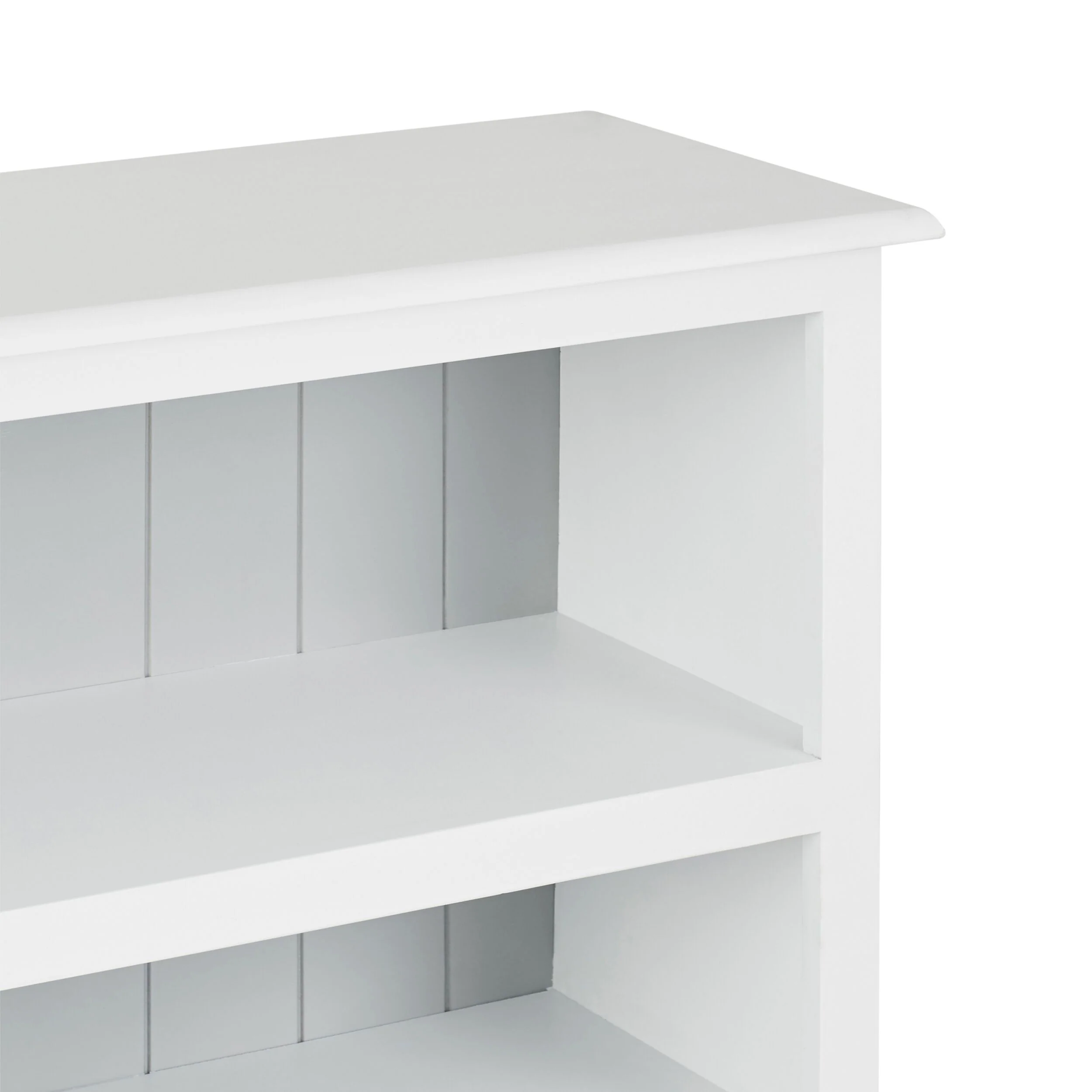 Armand Lowline Bookcase 90 x 155cm White - Image 4