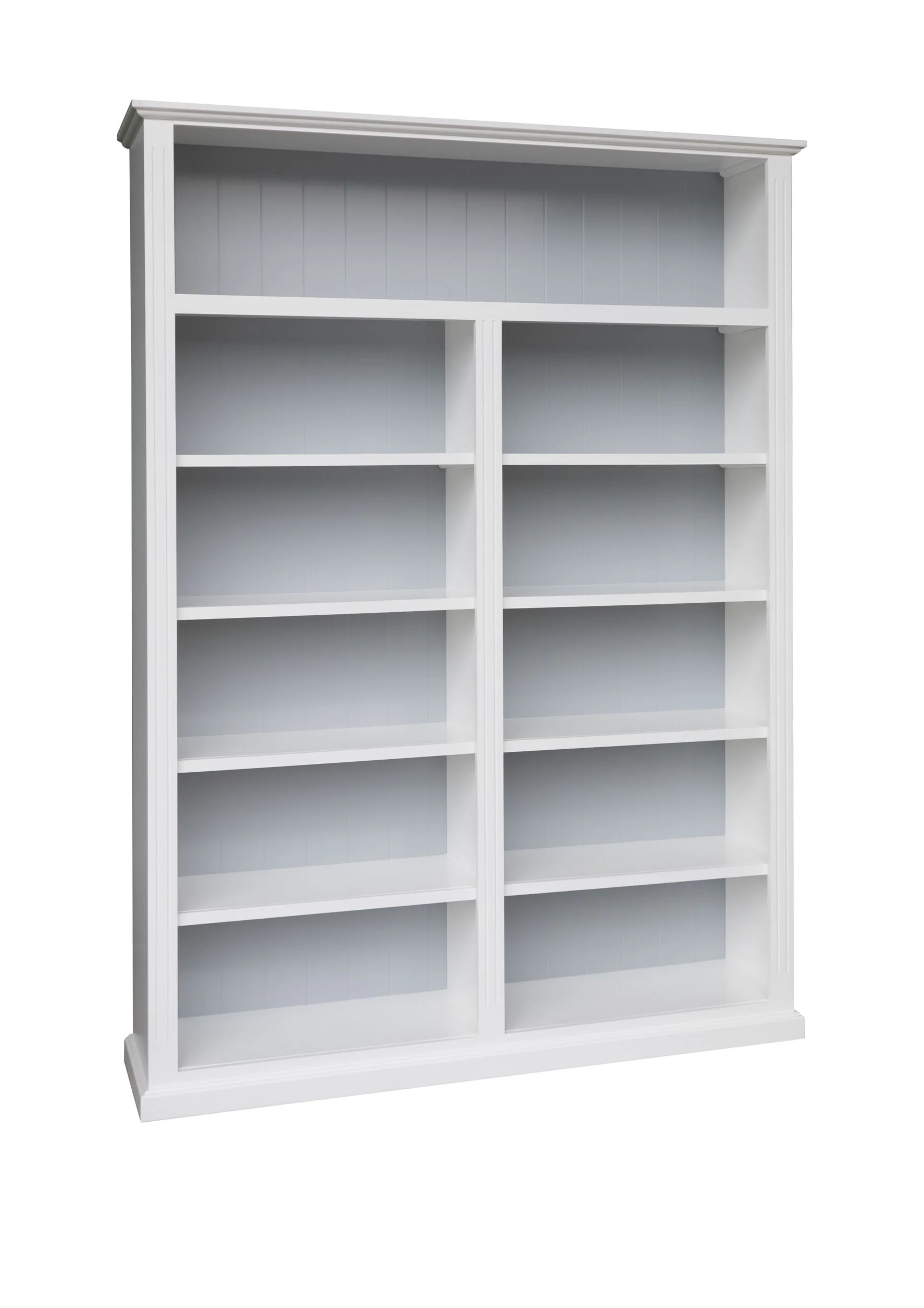 Armand Large Bookcase 210 x 150cm White - Image 2