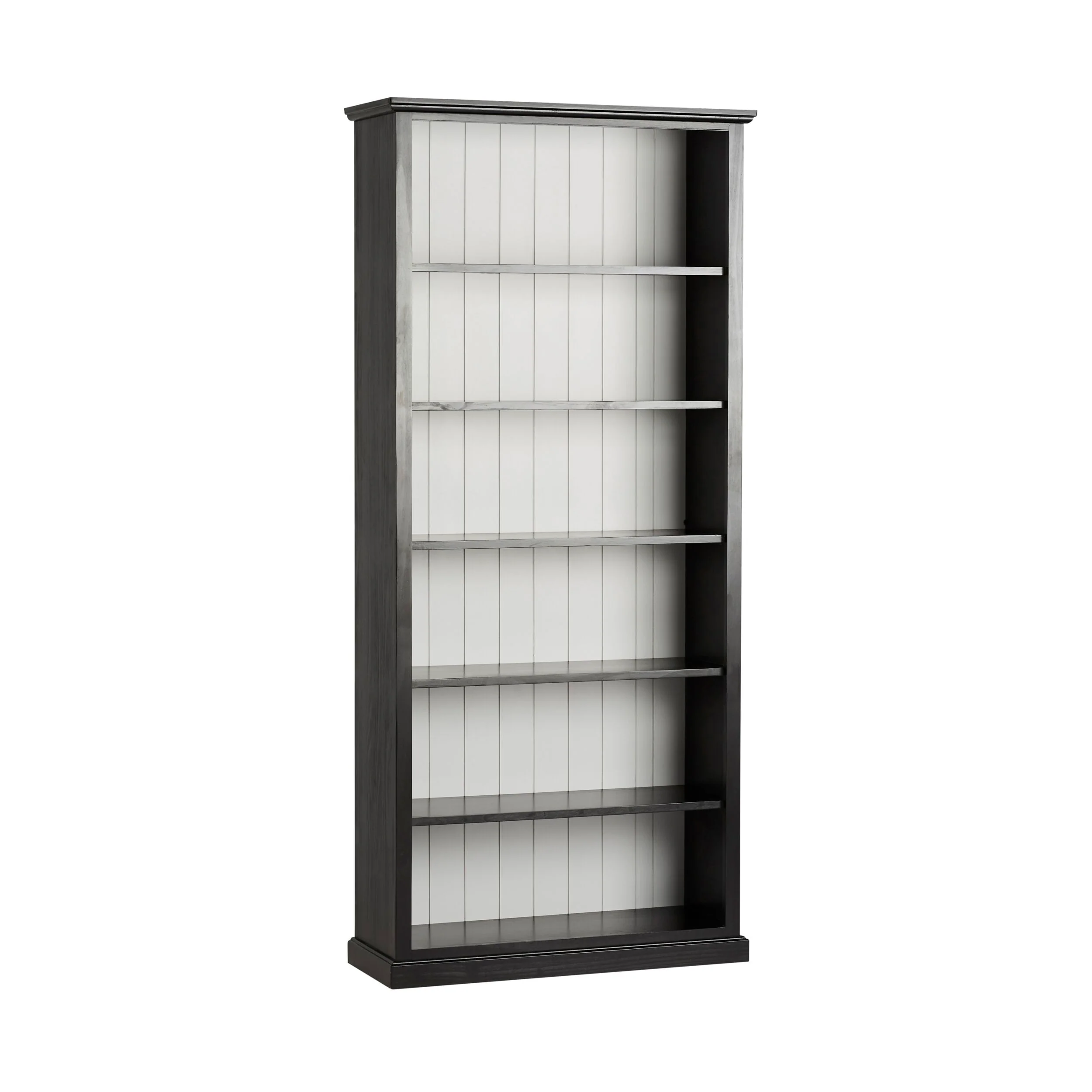 Armand Tall Bookcase 210 x 95cm Black - Image 4