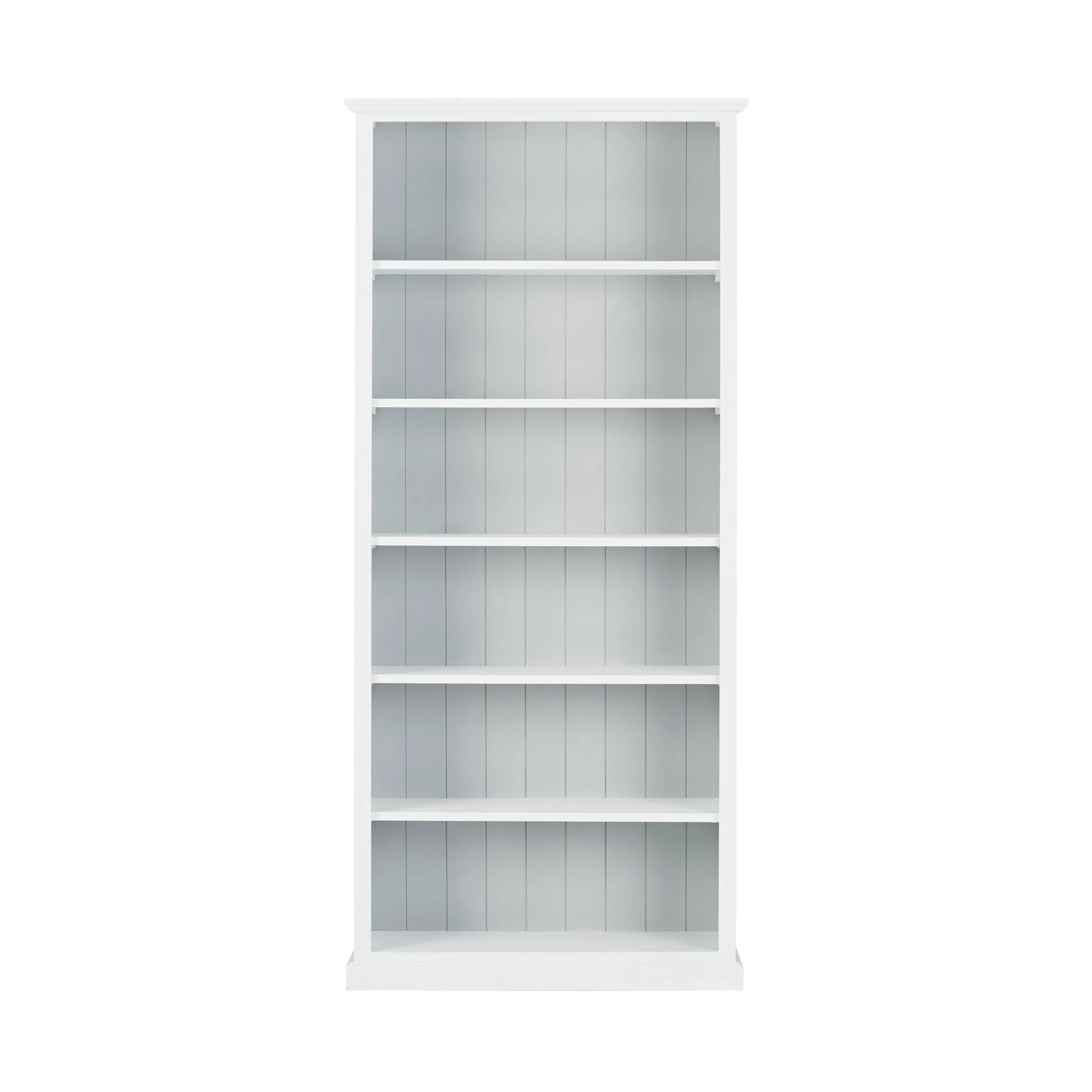 Armand Tall Bookcase 210 x 95cm White