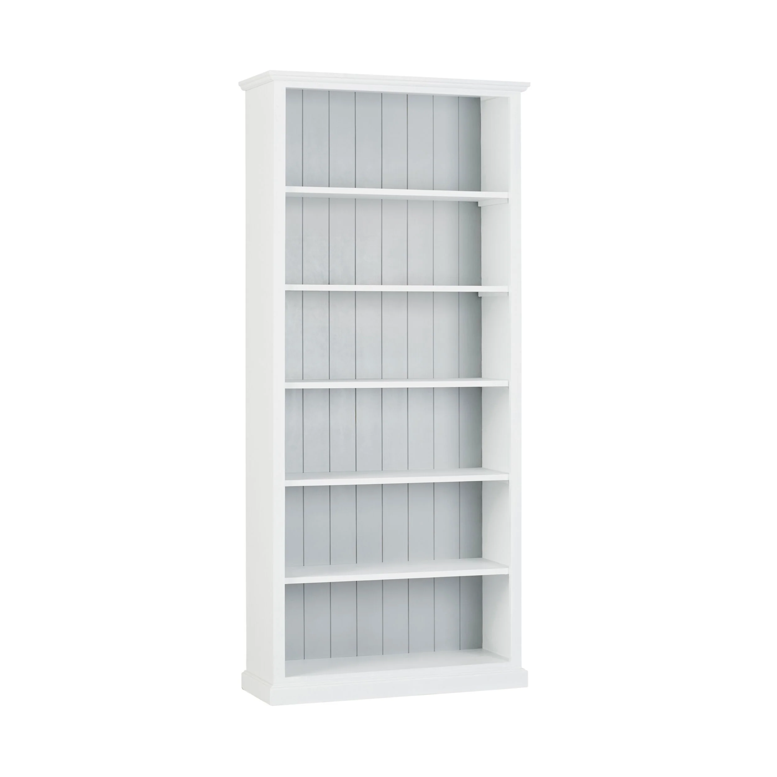 Armand Tall Bookcase 210 x 95cm White - Image 4