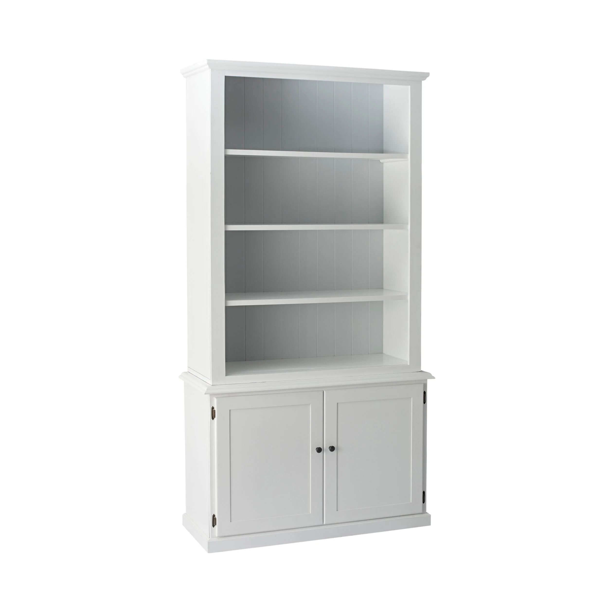 Armand 2 Door Library Shelving Unit 124 x 240cm White - Image 3
