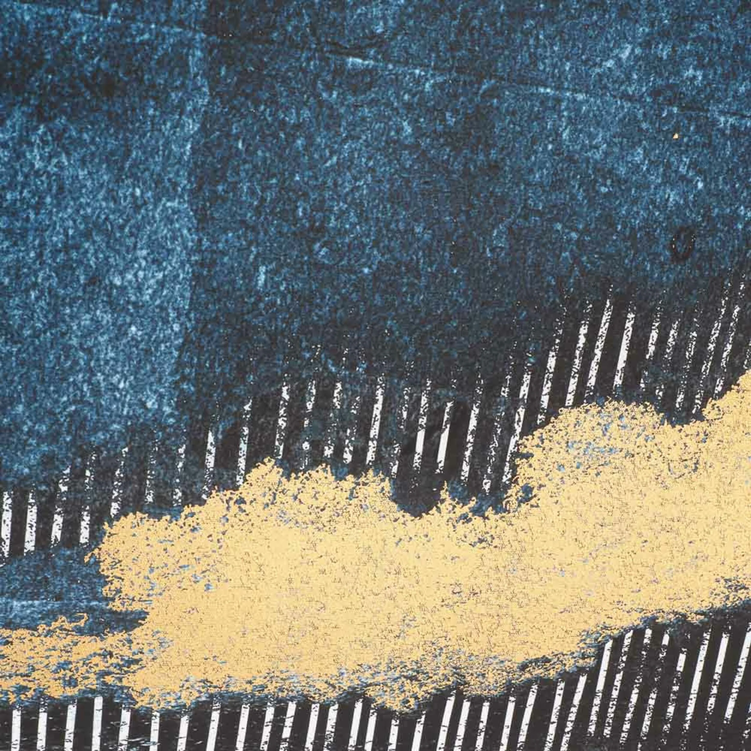 Art Design Gold Shimmer Framed Print 100x140cm - Image 2