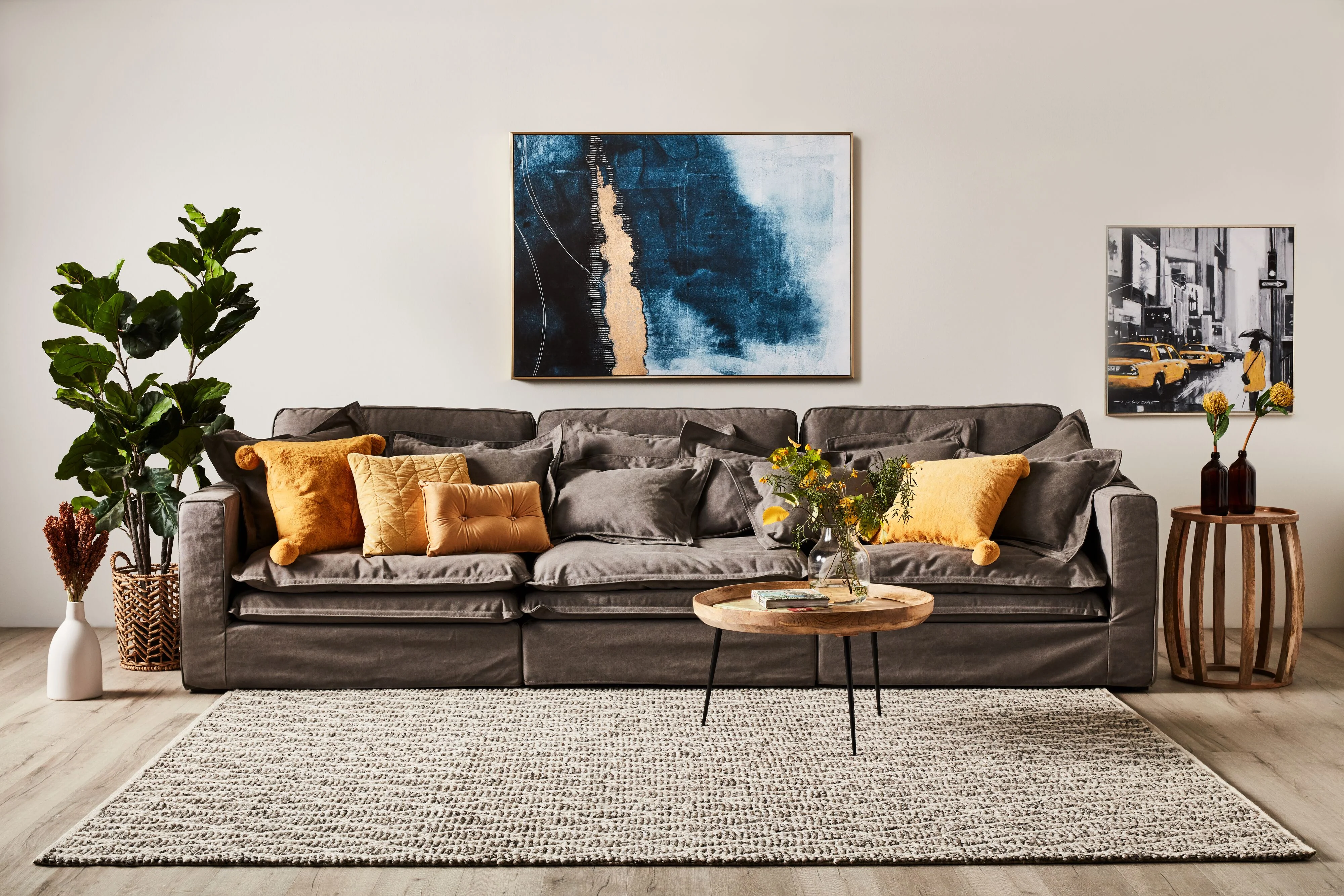 Art Design Gold Shimmer Framed Print 100x140cm - Image 5