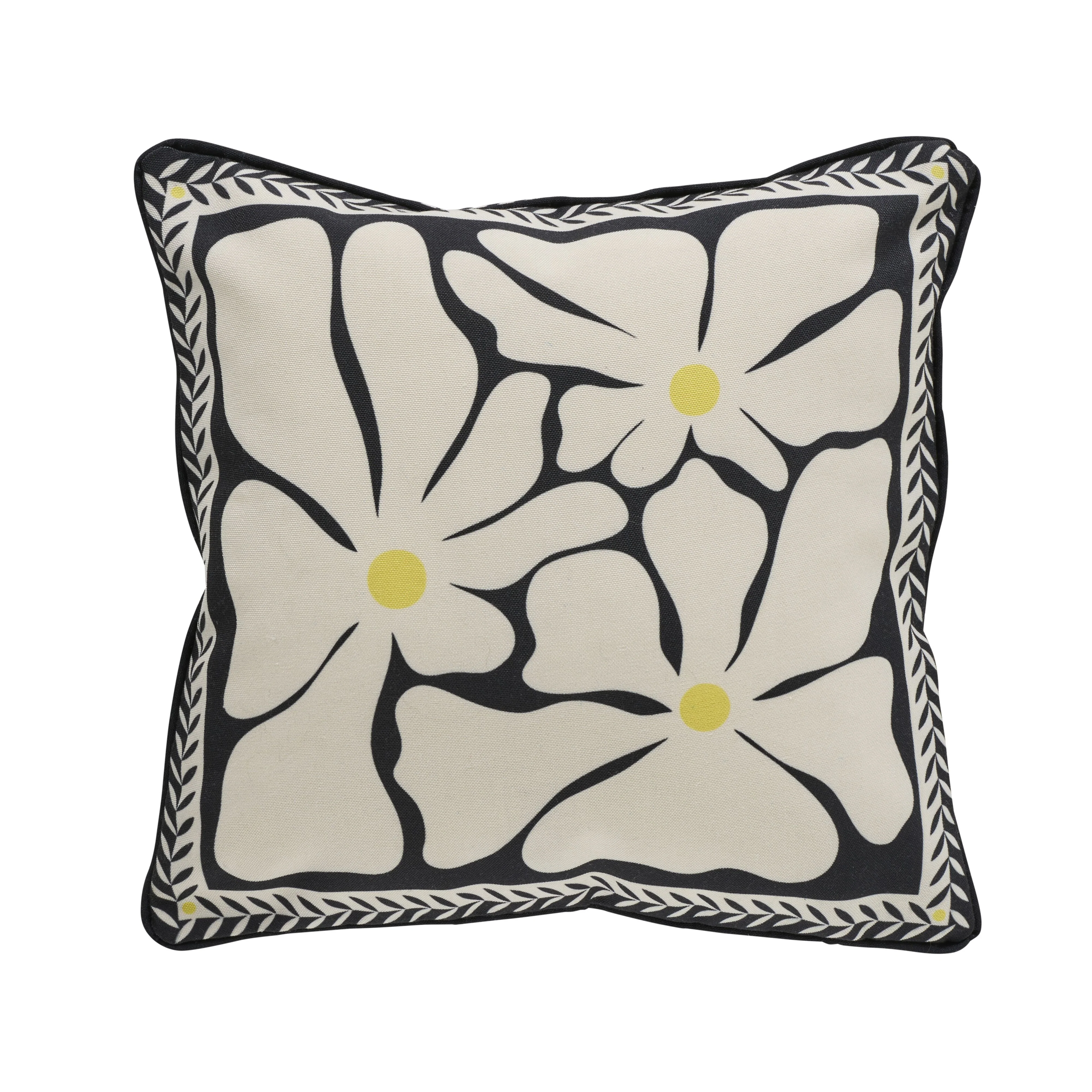 Aruba Achromatic Bouquet Outdoor Cushion 45x45cm - Image 4
