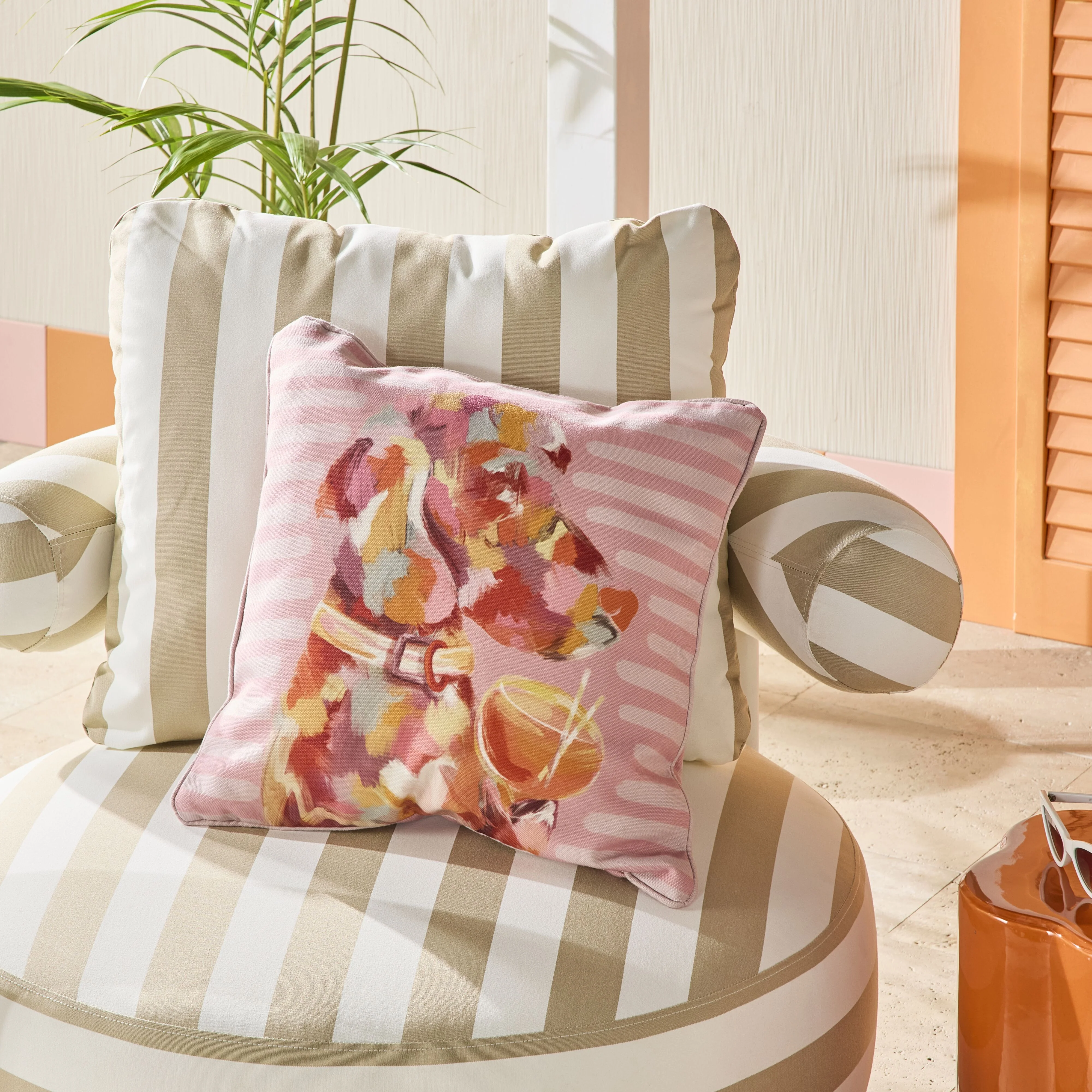 Aruba Cocktail Hour Outdoor Cushion 45x45cm - Image 6