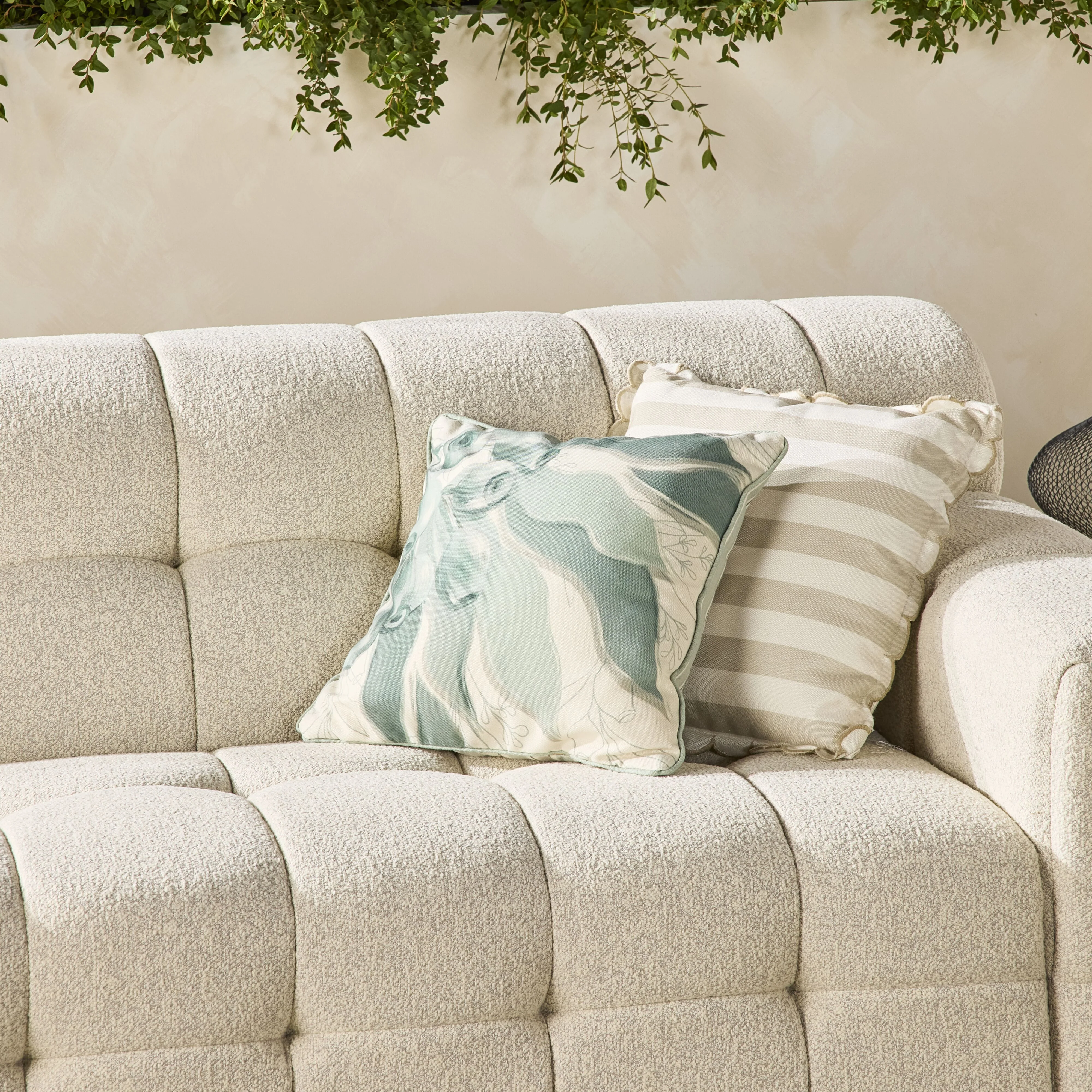 Aruba Hanging Gumnuts Outdoor Cushion 45x45cm - Image 4