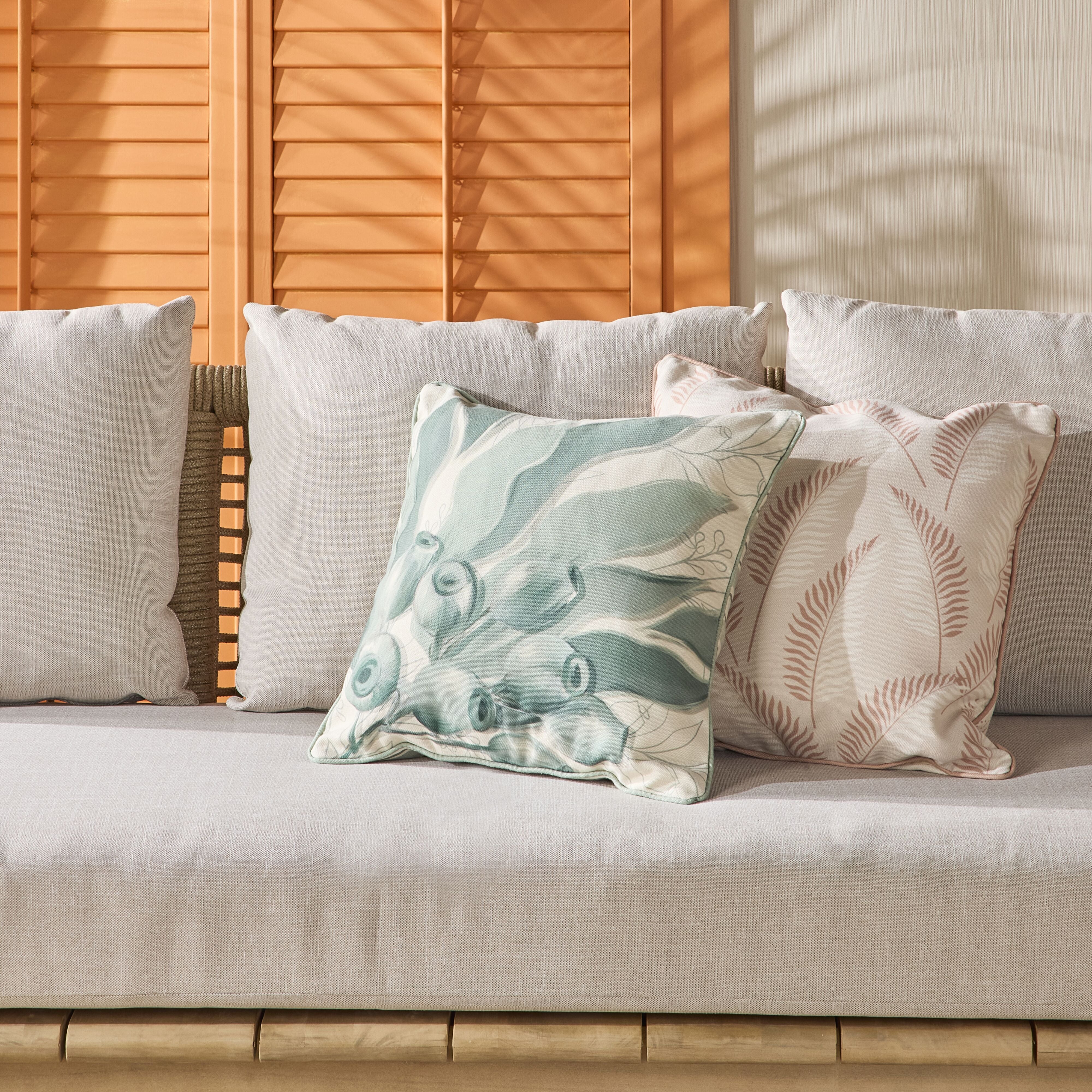 Aruba Hanging Gumnuts Outdoor Cushion 45x45cm - Image 6