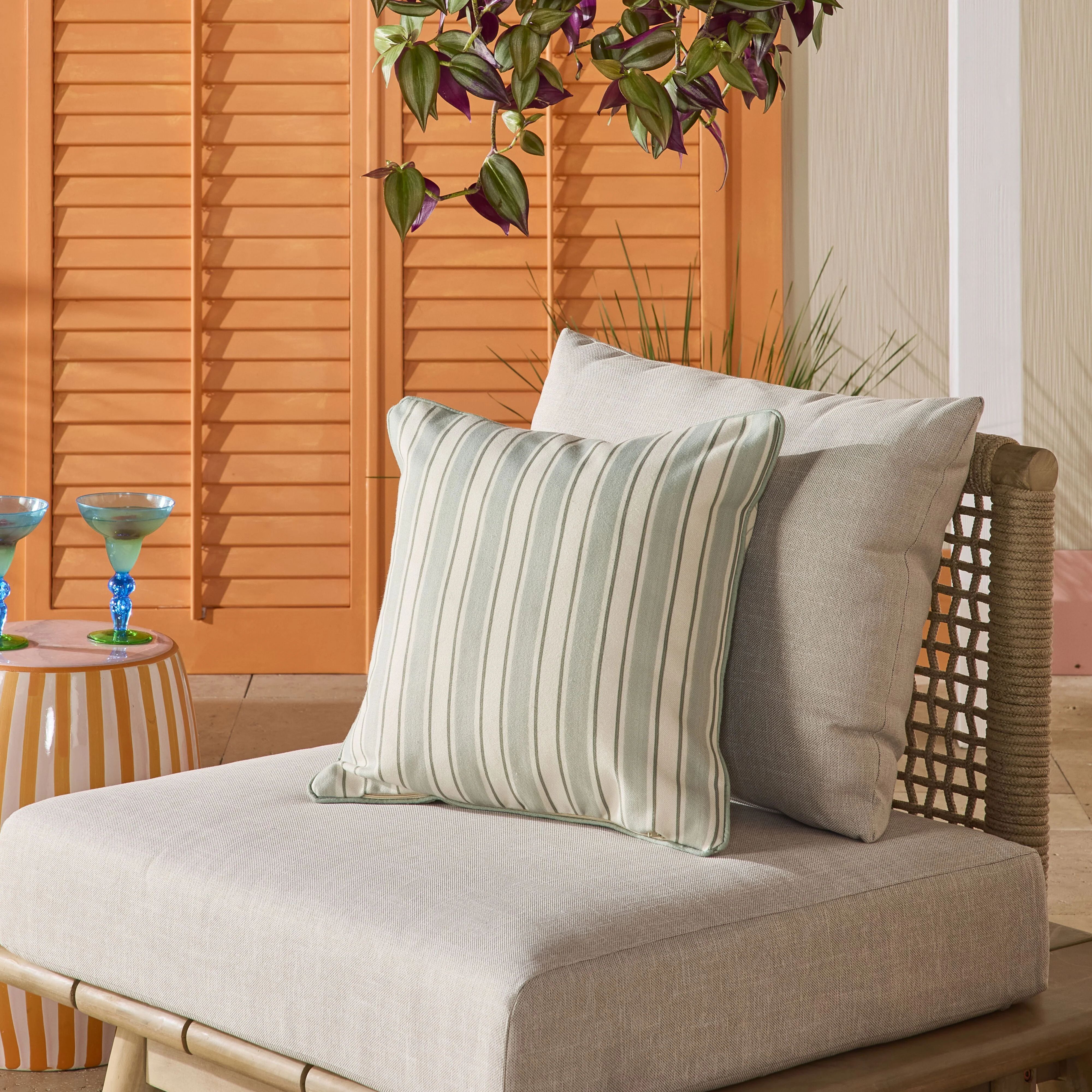 Aruba Hanging Gumnuts Outdoor Cushion 45x45cm - Image 7