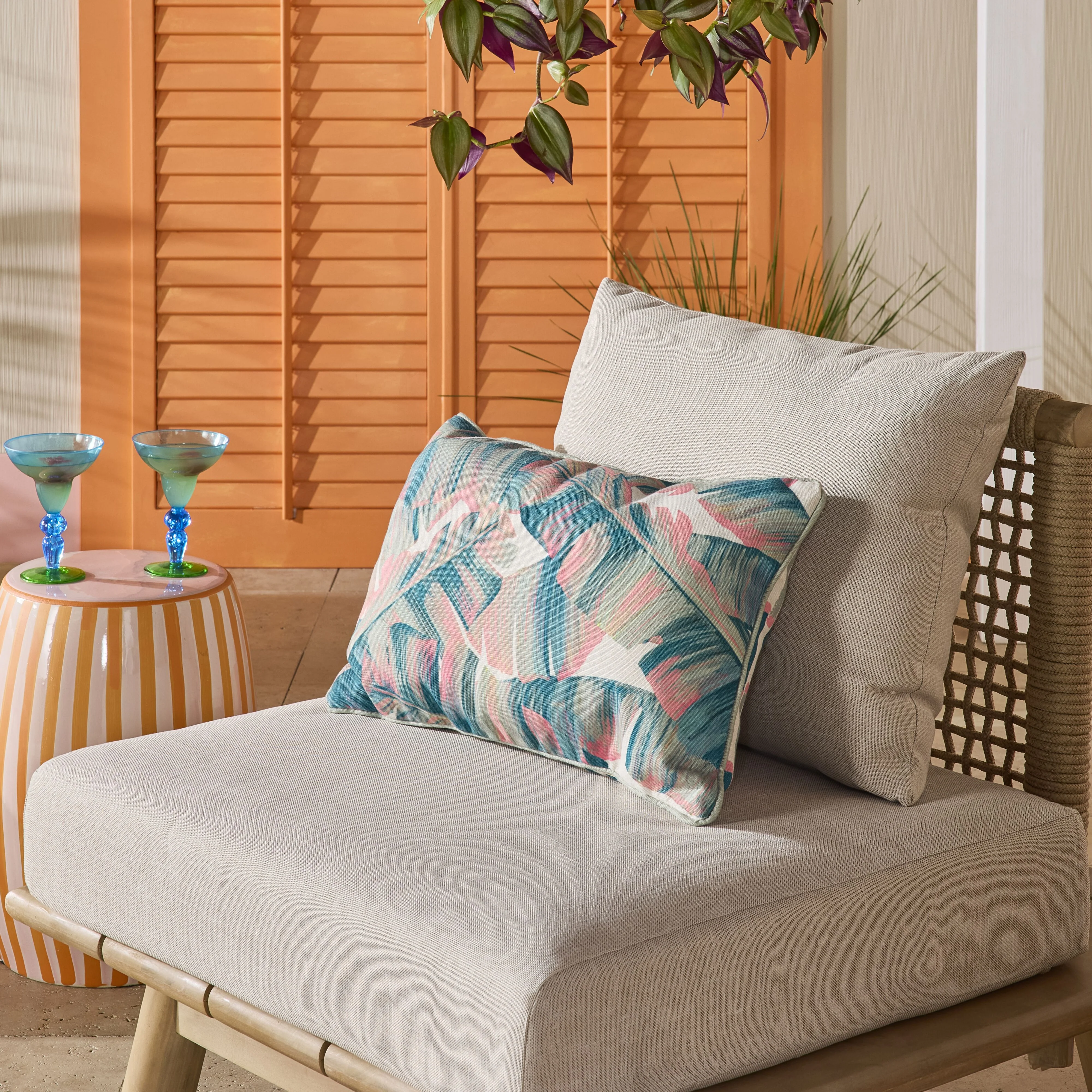 Aruba Hinterland Palm Outdoor Cushion 35x55cm - Image 5