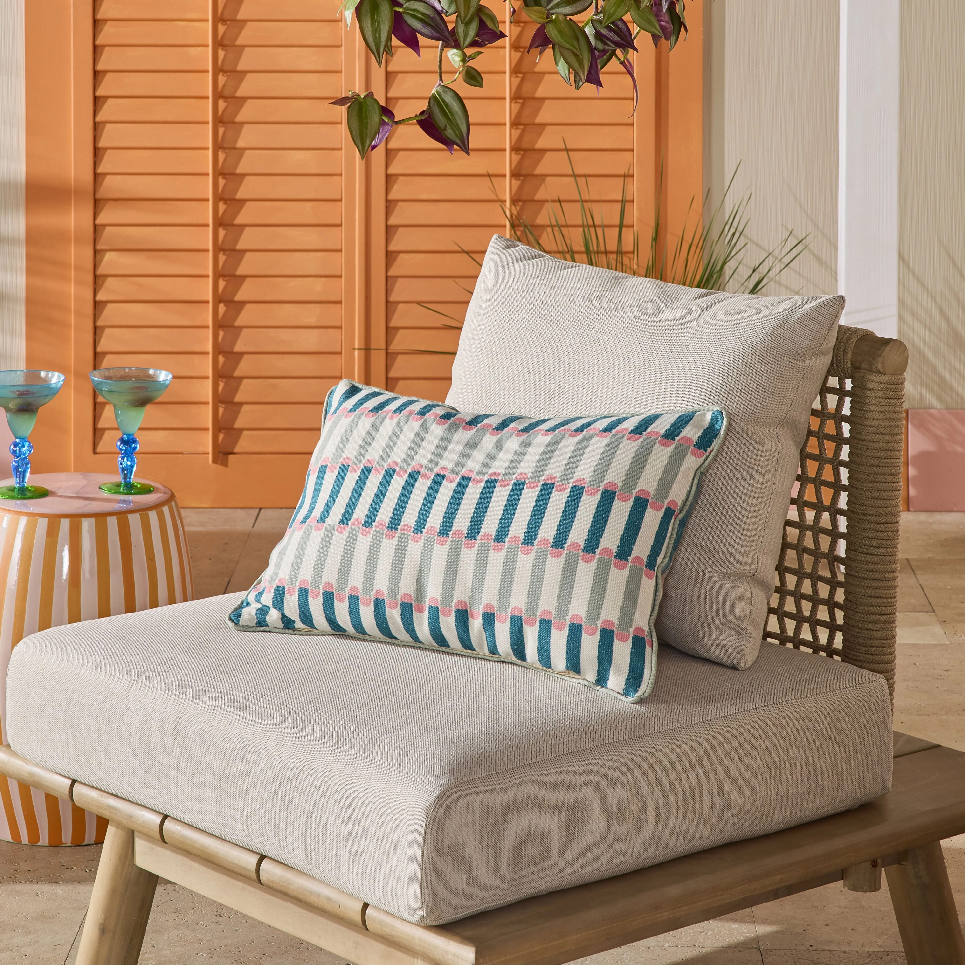 Aruba Hinterland Palm Outdoor Cushion 35x55cm - Image 6