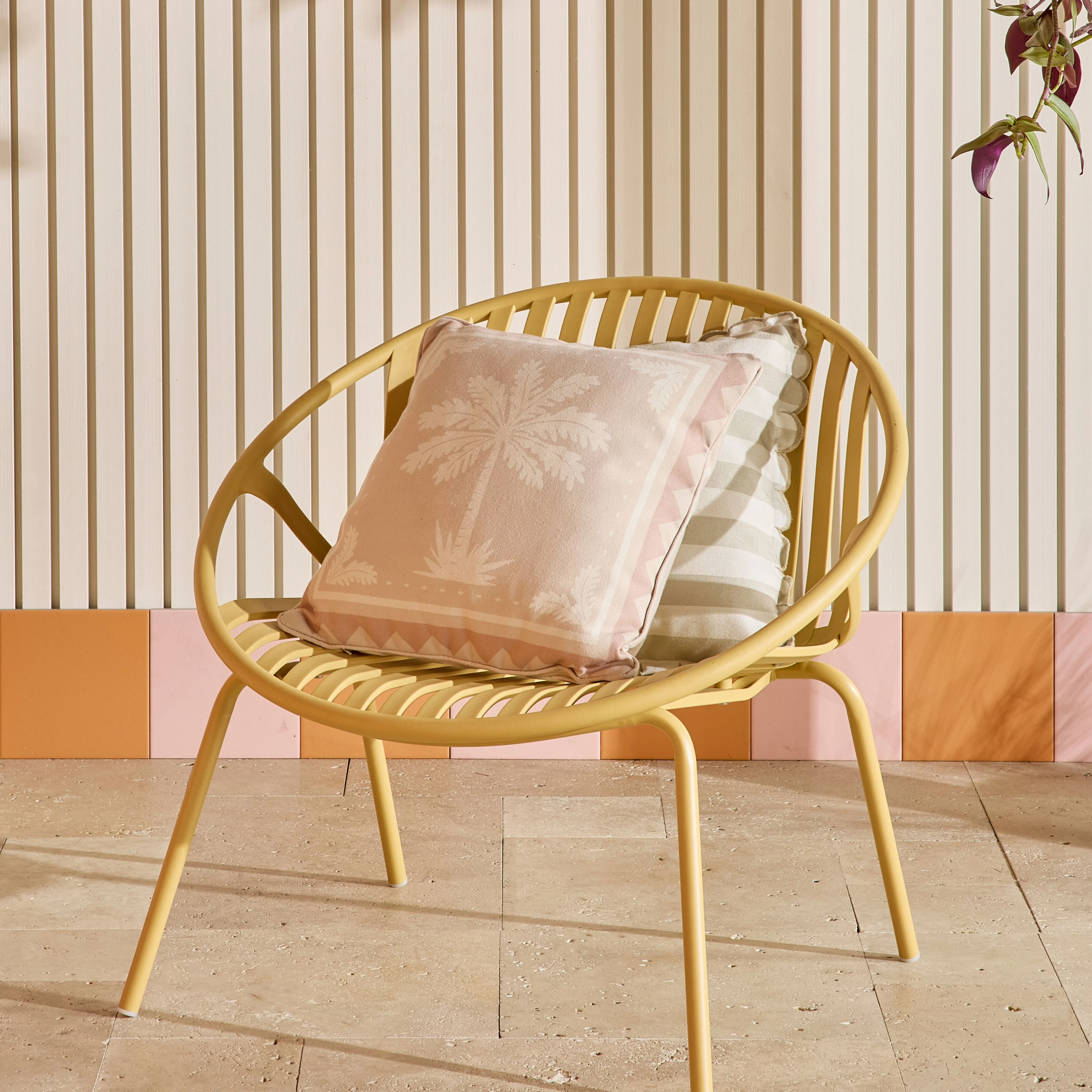 Aruba Natural Palm Mirage Outdoor Cushion 45x45cm - Image 5