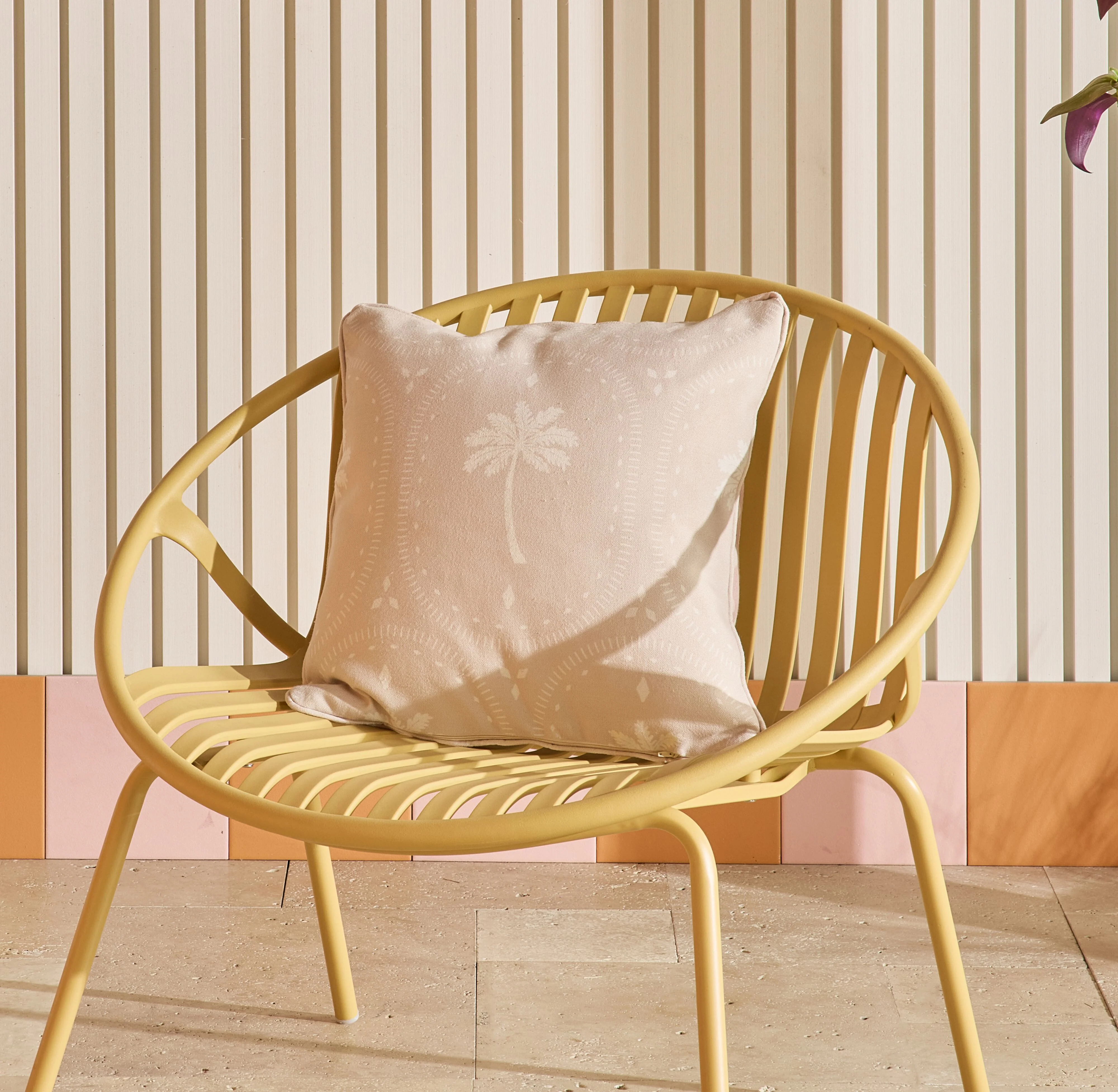 Aruba Natural Palm Mirage Outdoor Cushion 45x45cm - Image 6