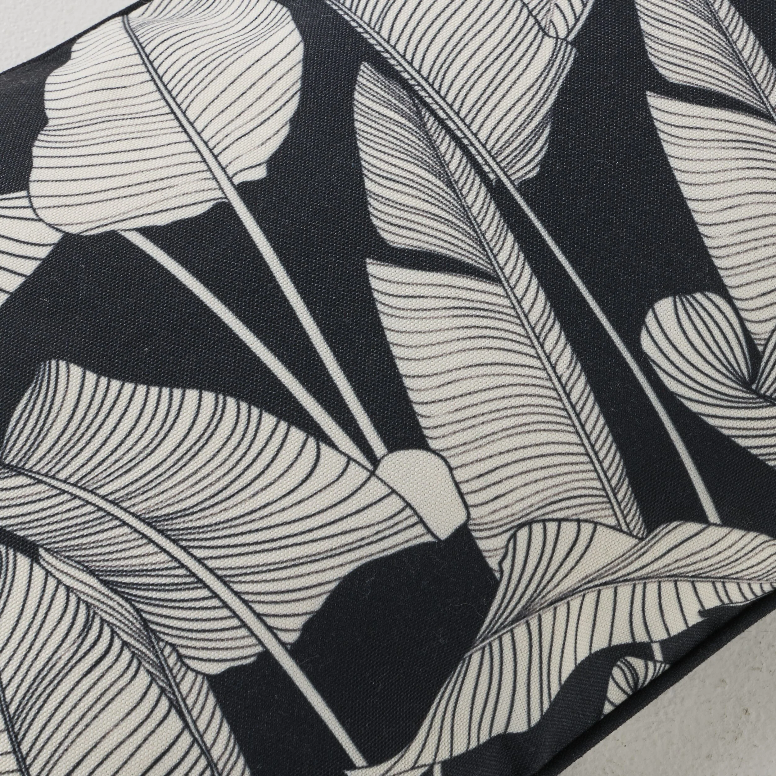 Aruba Night Leaf Outdoor Cushion 35x55cm - Image 2