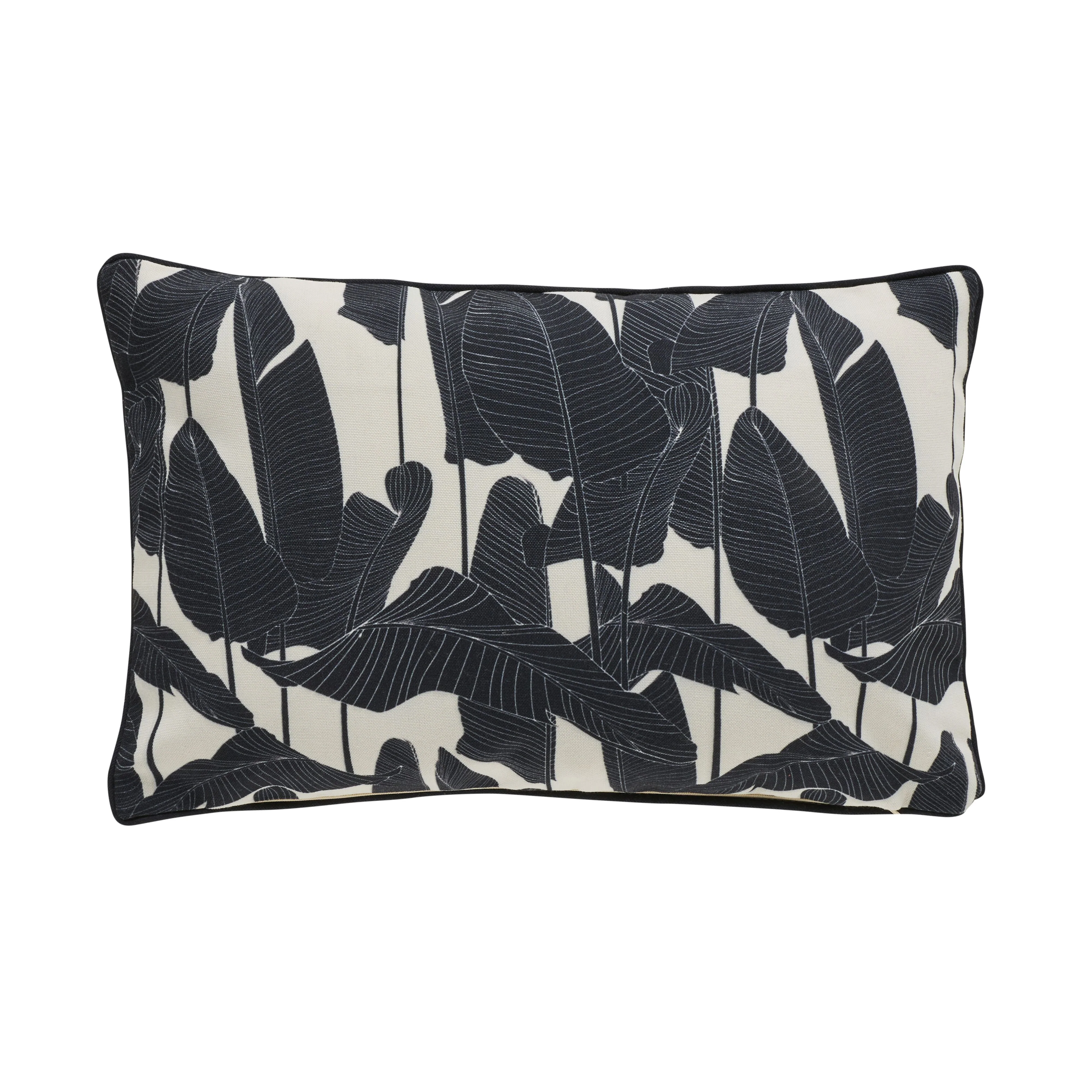 Aruba Night Leaf Outdoor Cushion 35x55cm - Image 4