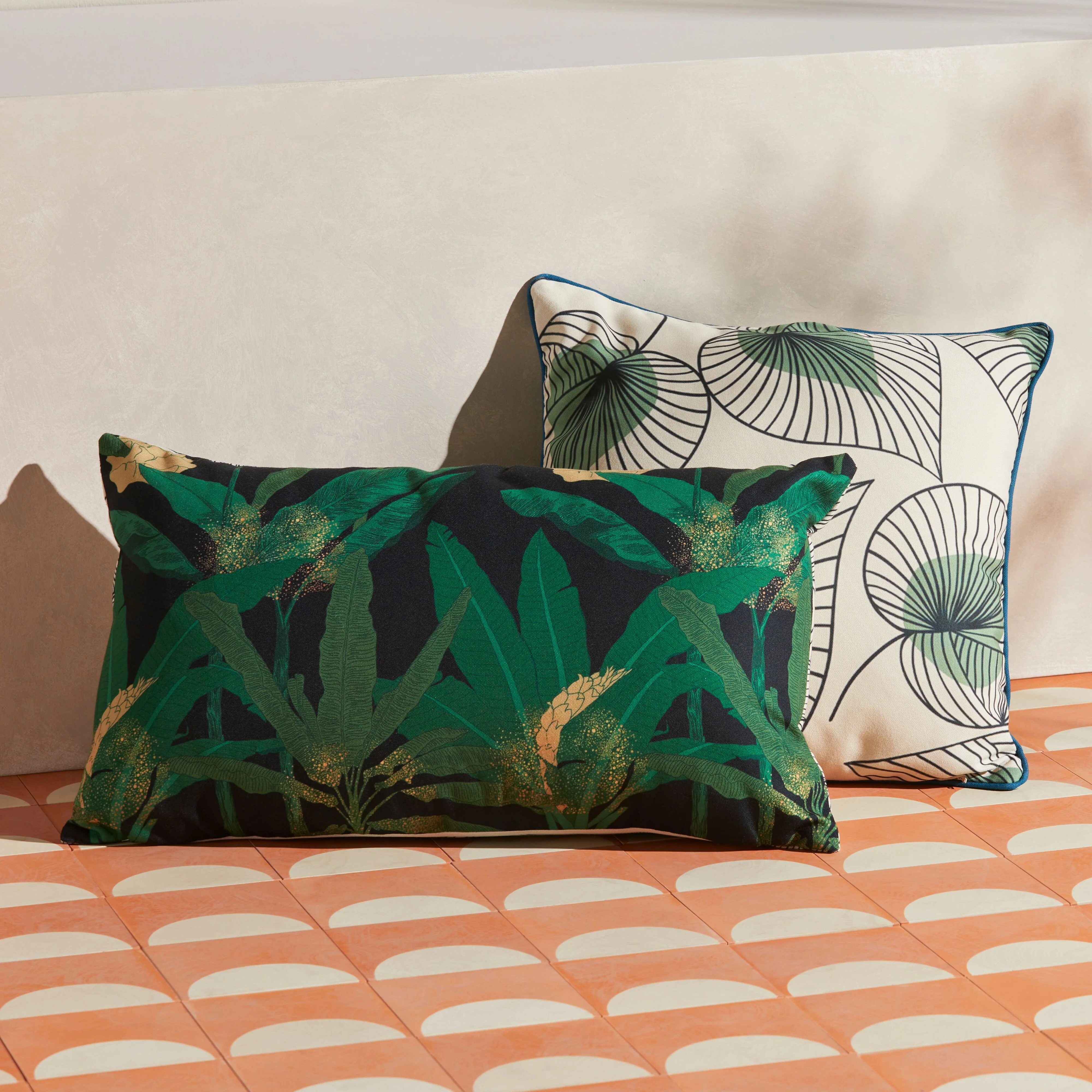Aruba Palm Leaf Cushion 40x70cm - Image 3