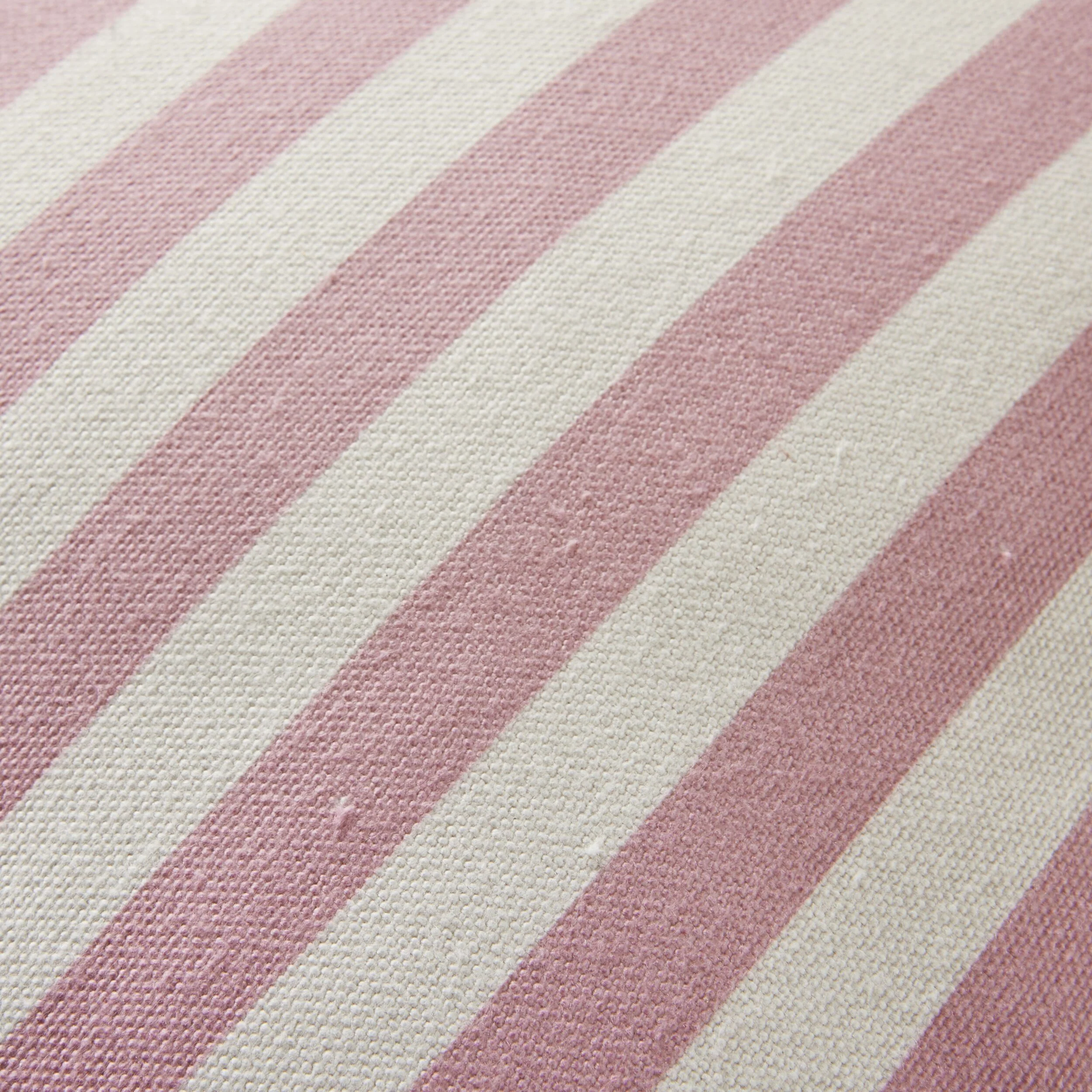 Aruba Scallop Edge Stripe Blush Pink Cushion 45x45cm - Image 2