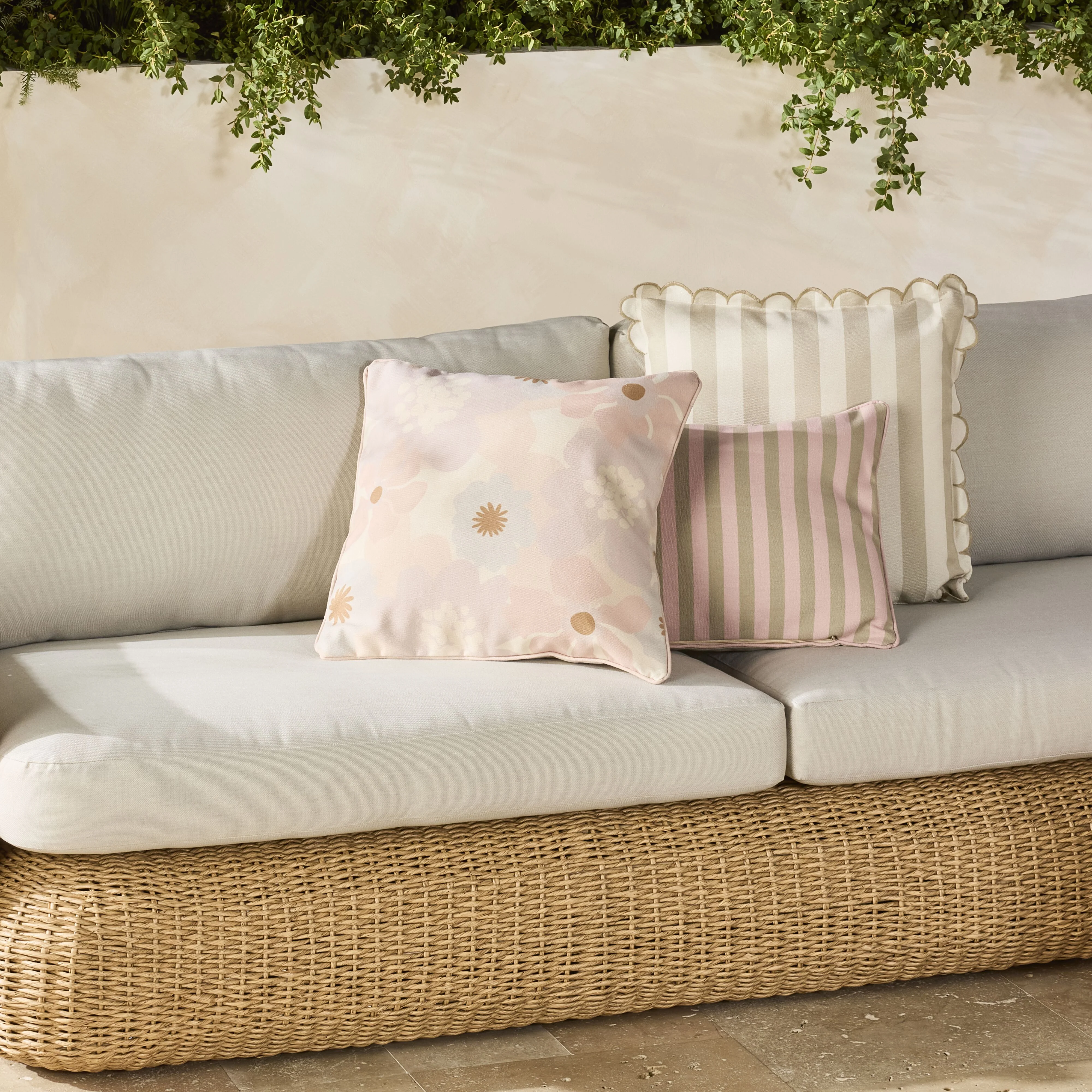 Aruba Soft Blooms Outdoor Cushion 45x45cm - Image 5