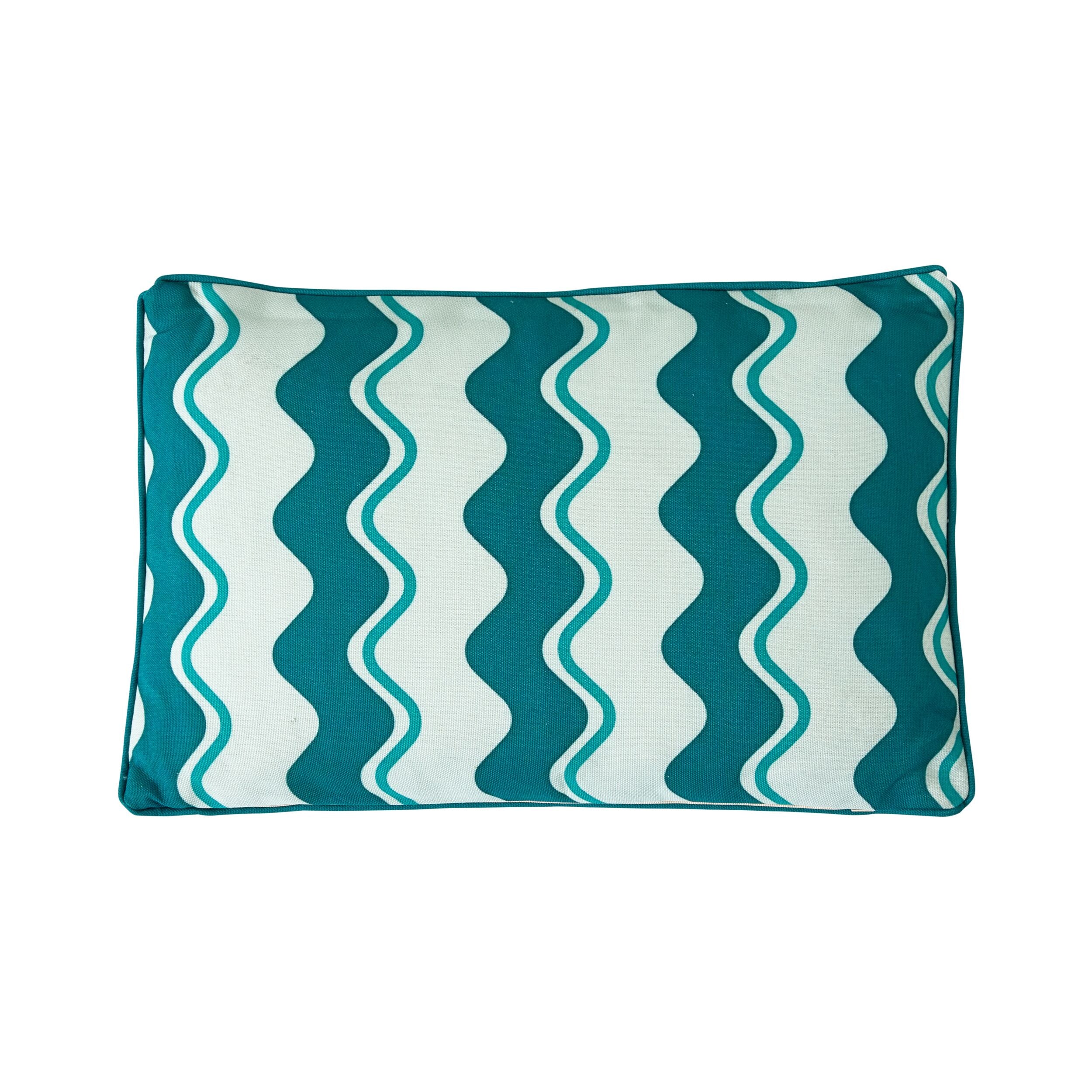 Aruba Summer Postcard Outdoor Cushion 35x55cm - Image 3