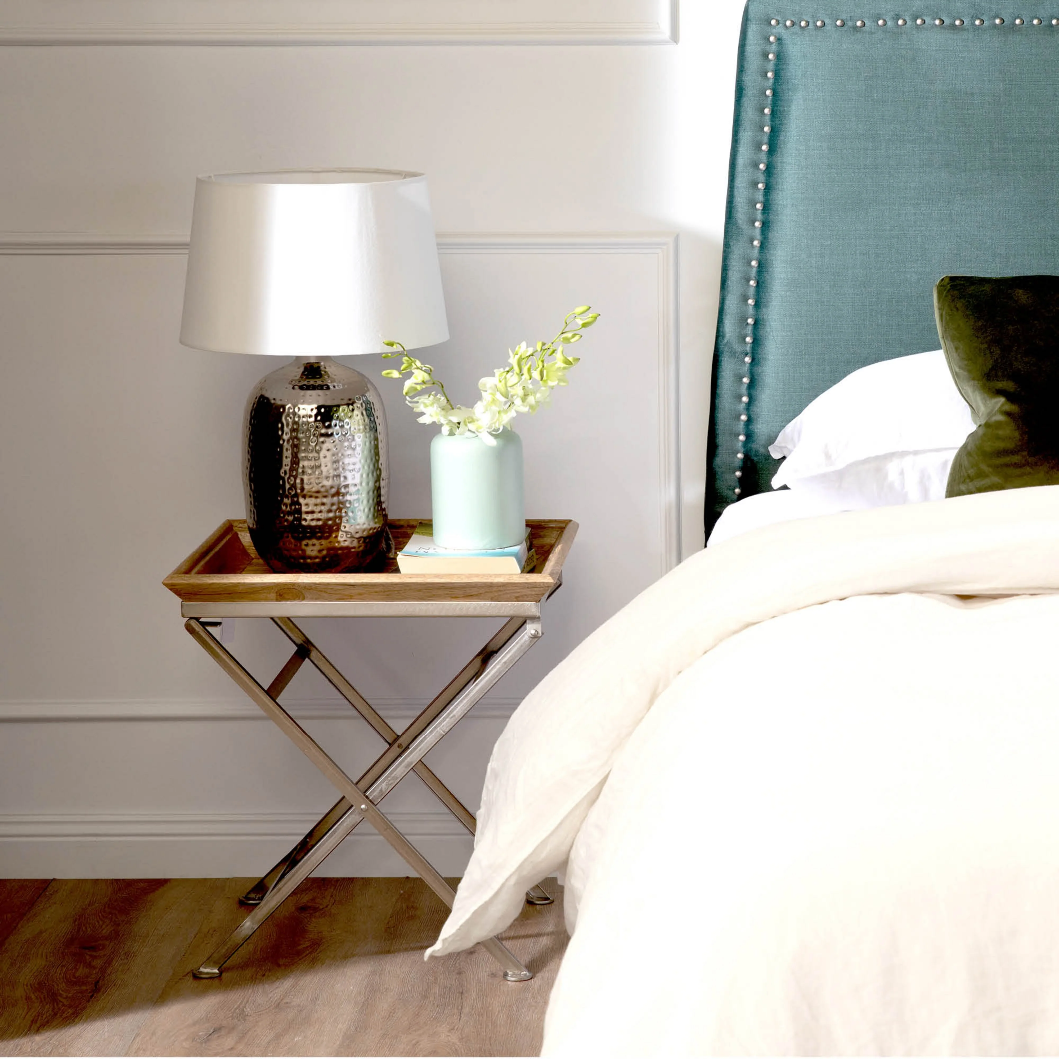 Ashika Wooden Top Side Table - Image 3