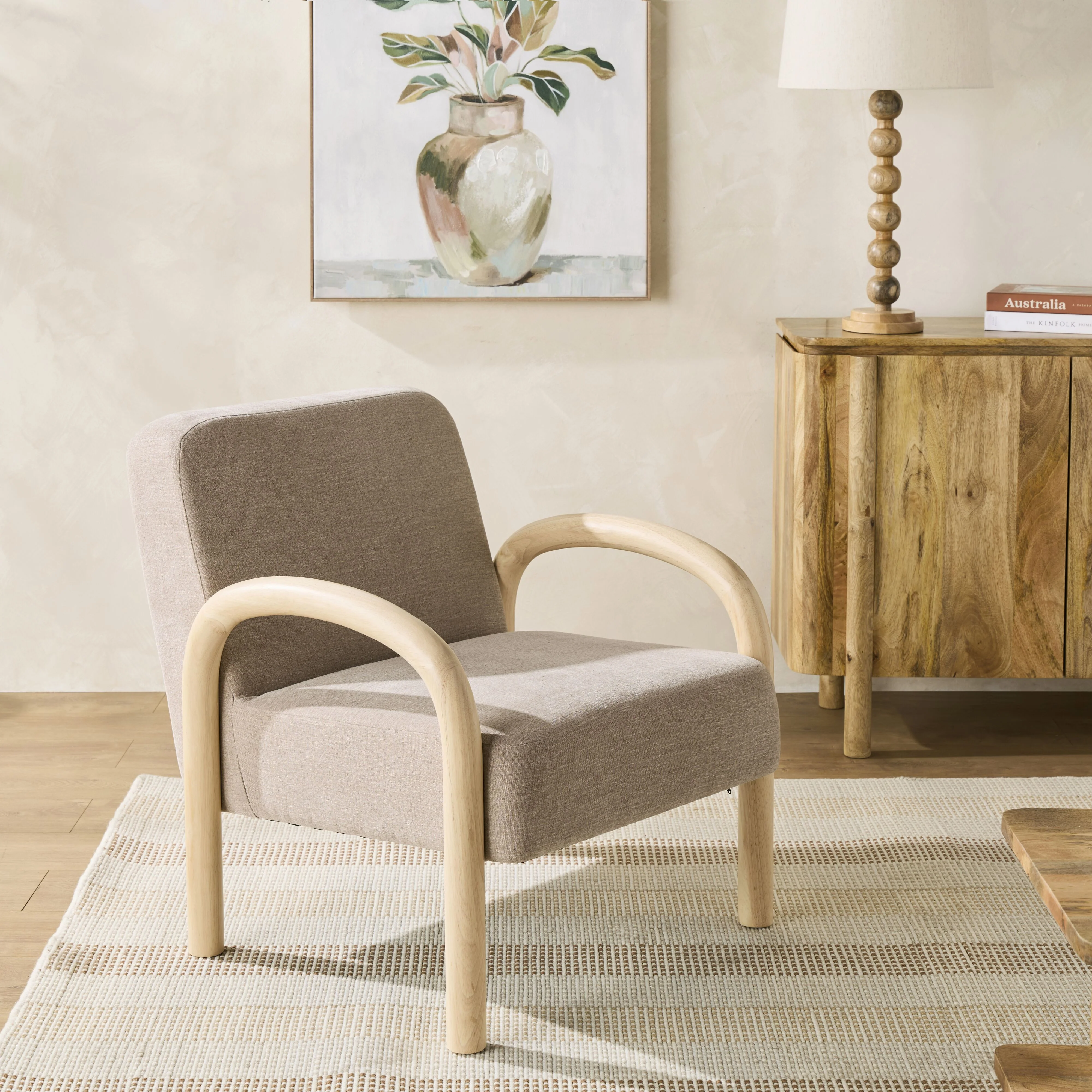 Aston Occasional Chair Calico Beige - Image 7