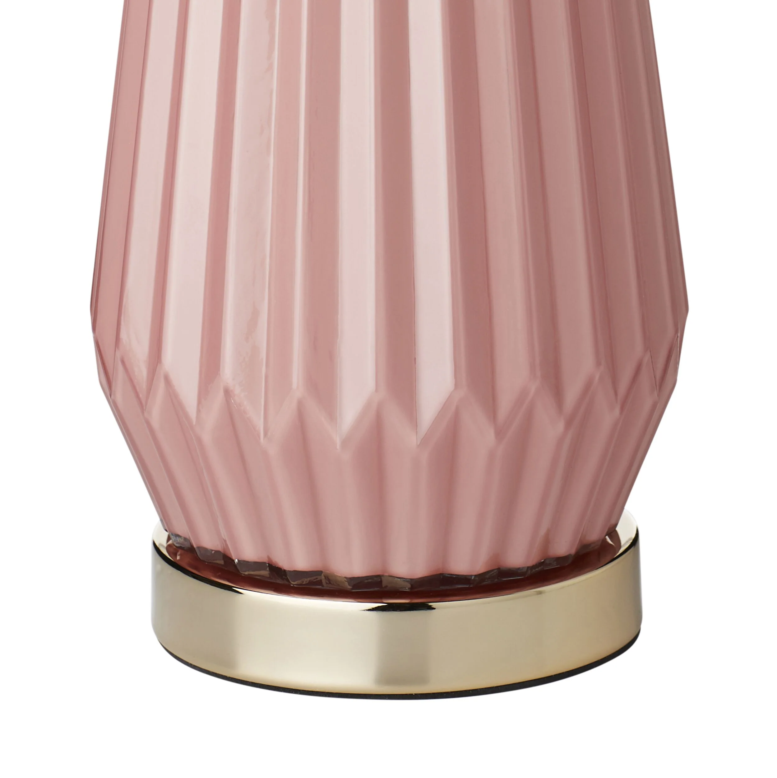 Astrid Dusty Pink Glass Table Lamp 60cm - Image 4