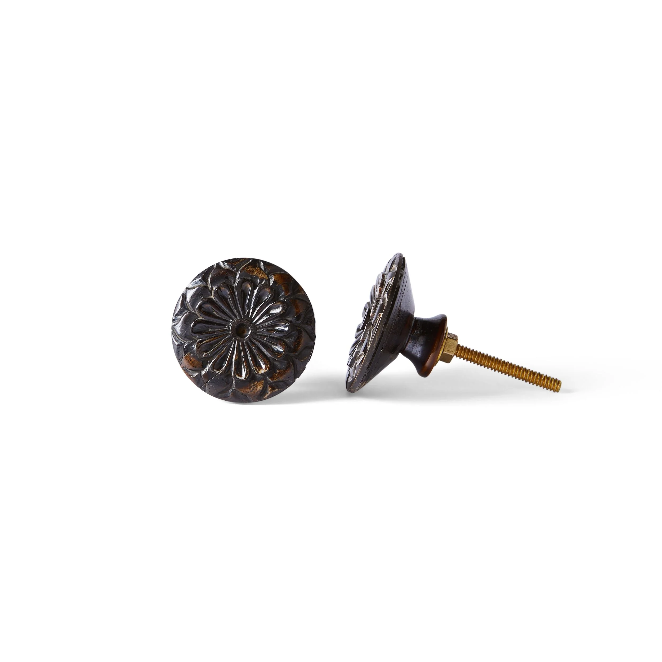 Atwood Carved Flower Knob 4.5cm - Image 2