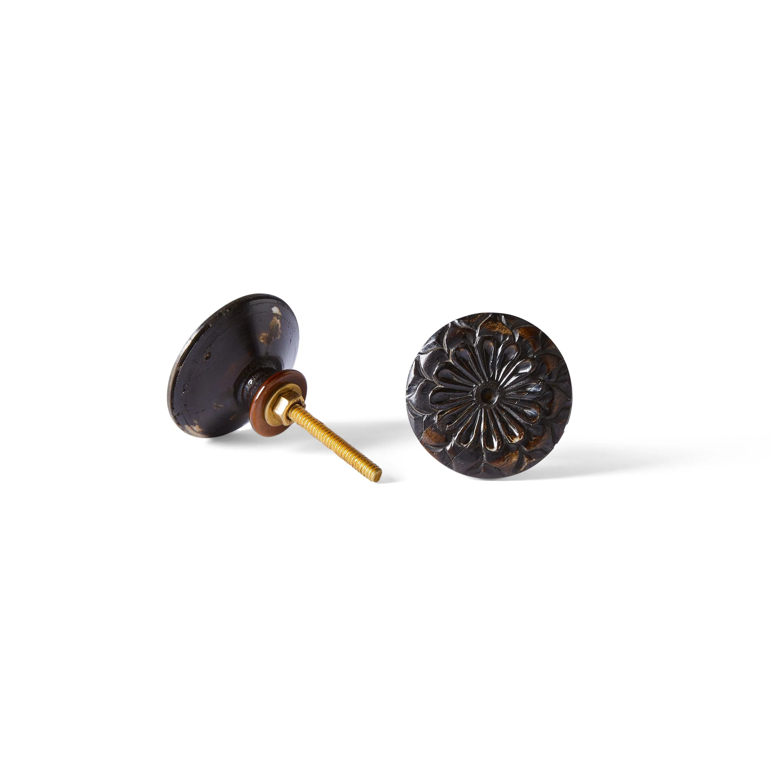 Atwood Carved Flower Knob 4.5cm - Image 3