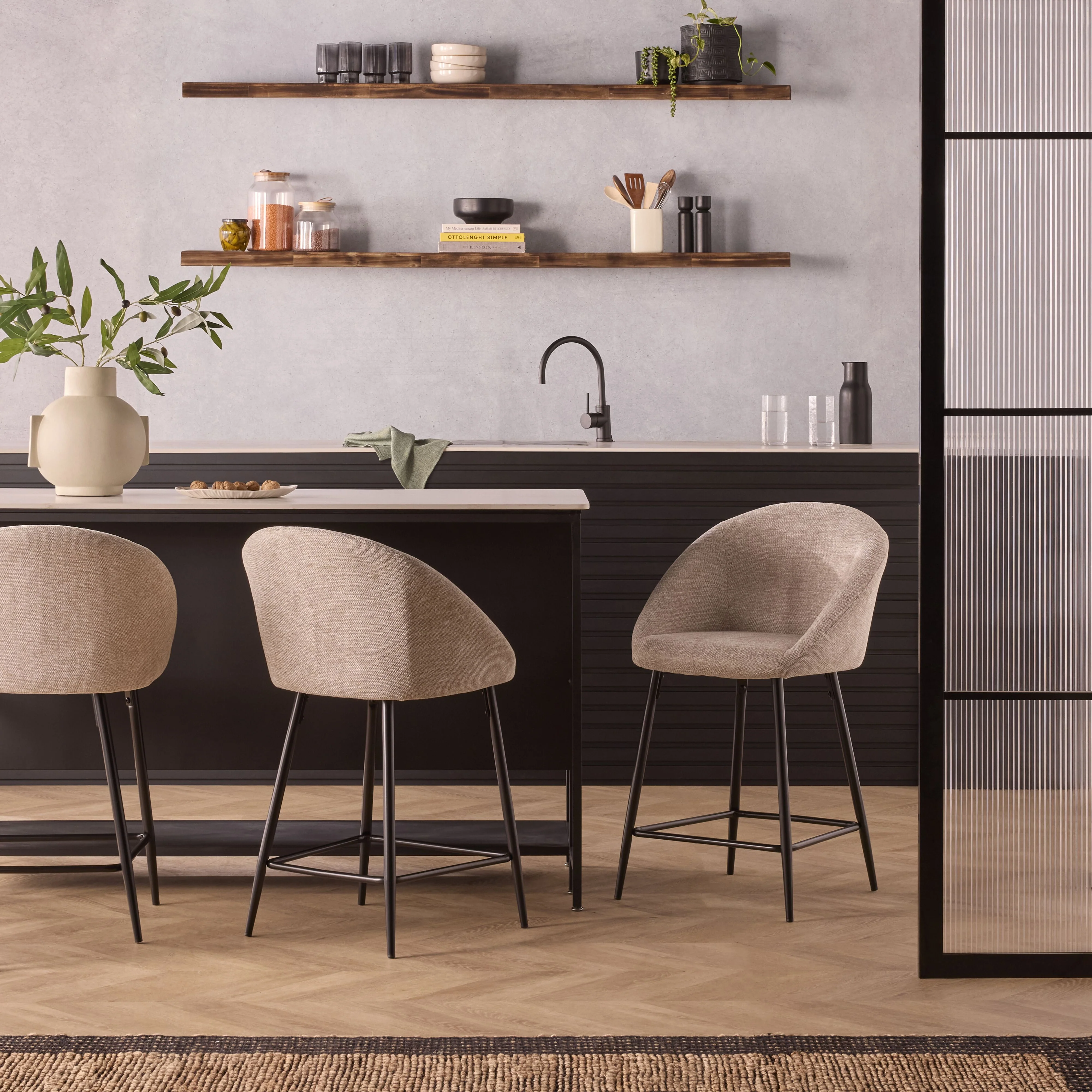 Aubrey Bar Stool Hunter Biscuit - Image 8